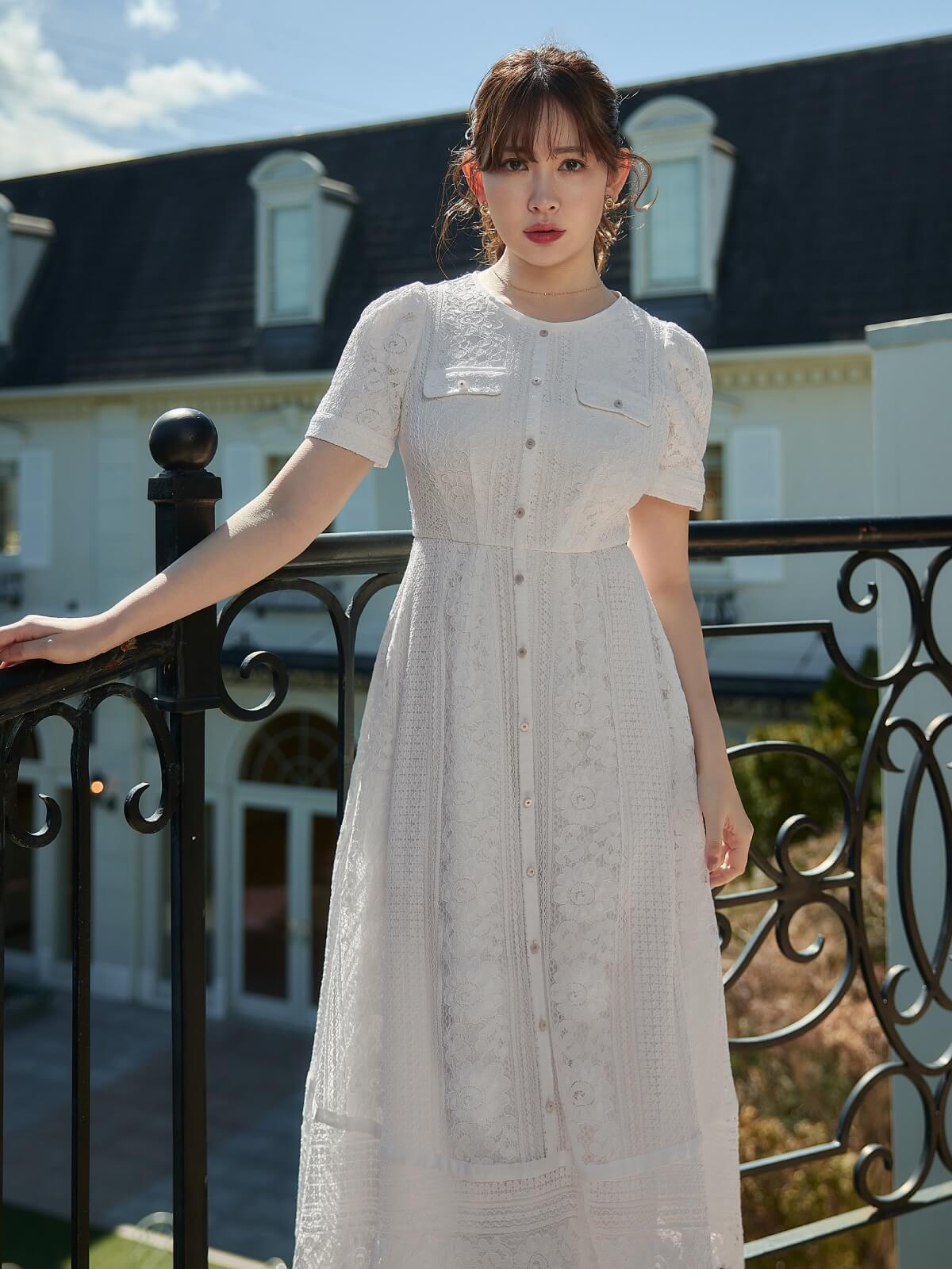 ワンピース Herlipto San Rocco Tweed Knit Dress Herlipto San Rocco Tweed Knit Dress M