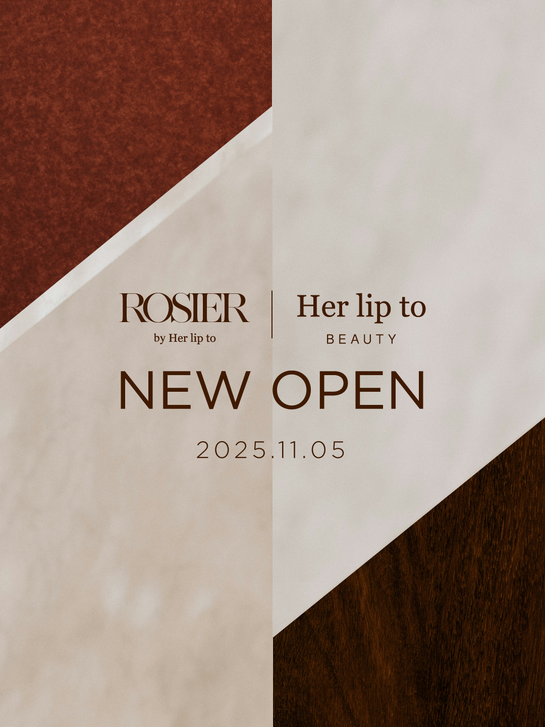 【Info】ROSIERとBEAUTYの2ブランドが併設した常設店舗が有楽町マルイに新オープン!