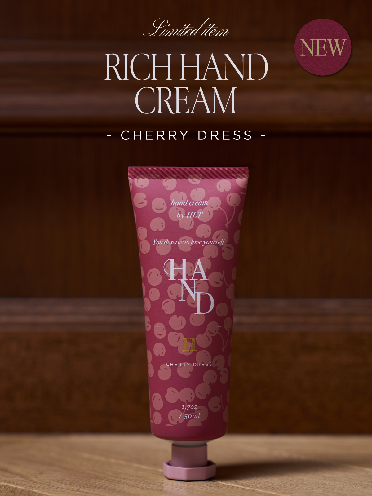 Herlipto CHERRY DRESS チェリードレス 香水 ハンドクリーム NEW ARRIVAL】人気のハンドクリームから新たに＜チェリーの香り