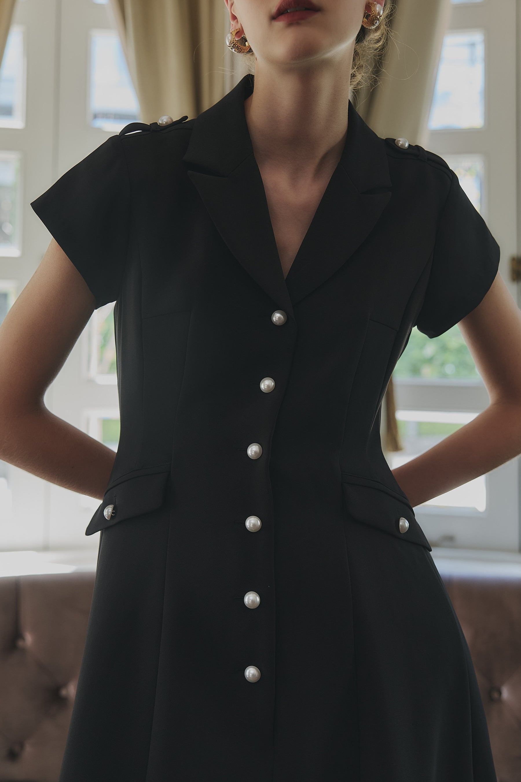 【9月中旬発送】Vol.1 Pearl Button Dress