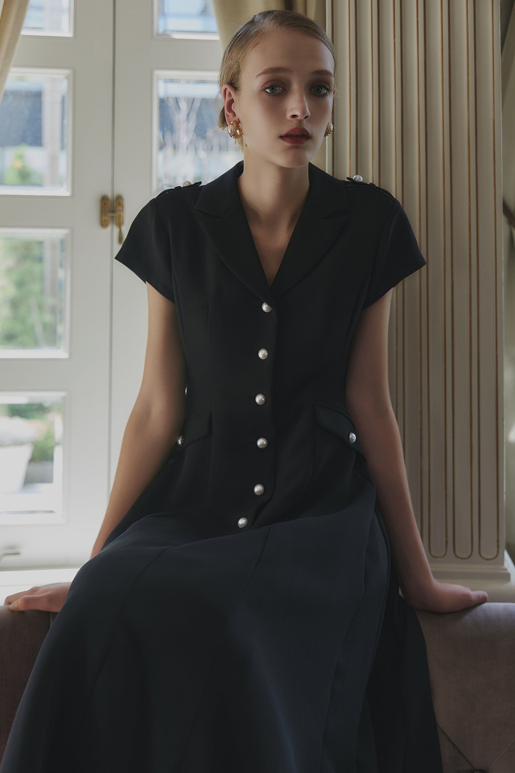【9月中旬発送】Vol.1 Pearl Button Dress
