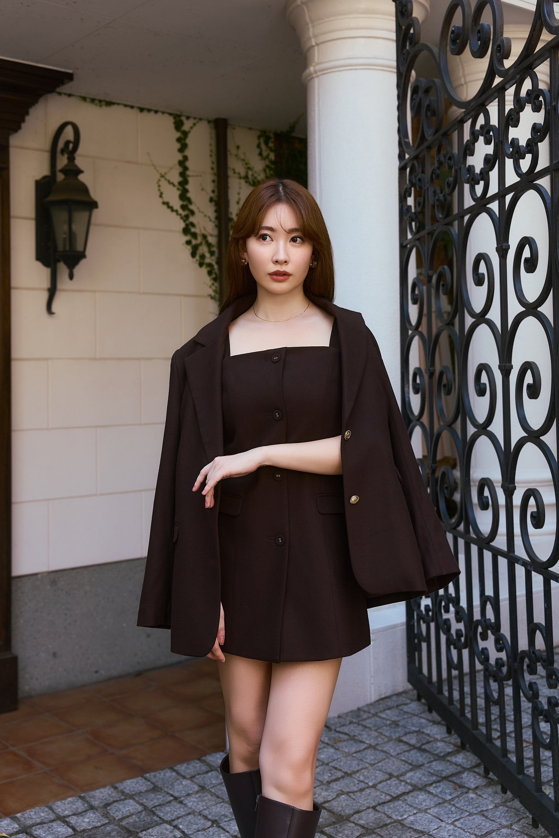 Romy Wool-Blend Romper