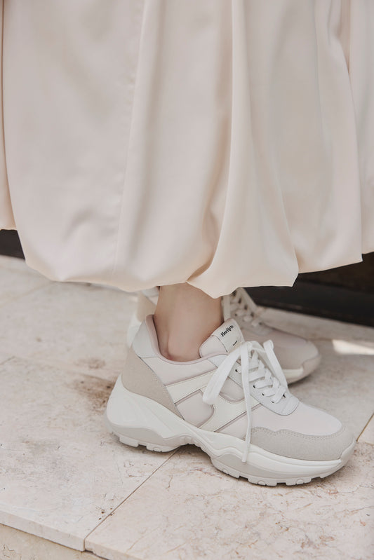 【white / beige / black×white / bordeaux】Le City HLT Sneakers