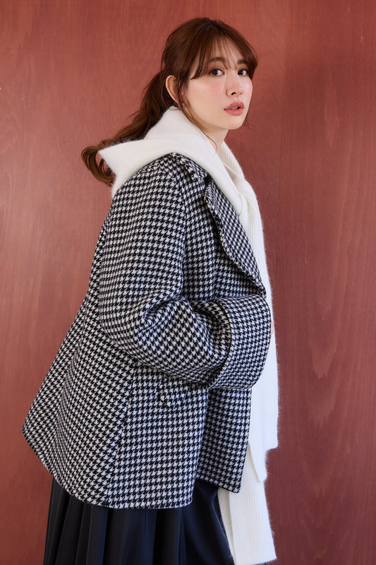 【新色】Knit Hooded Stole