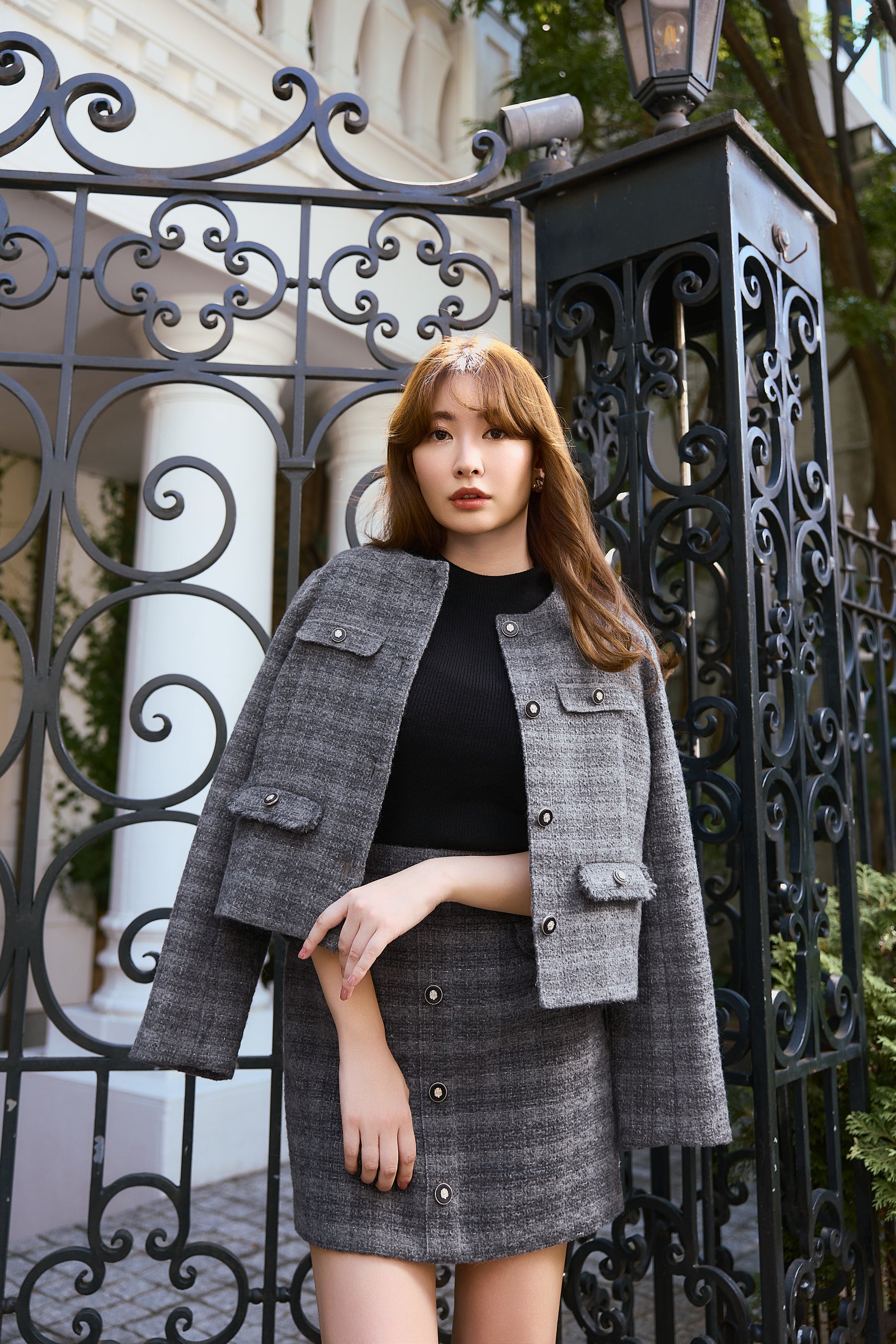 Charlotte Tweed Mini Skirt