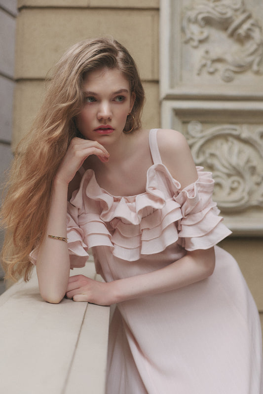 【9月下旬發送】Vol.3 Alma Off-the-Shoulder Dress