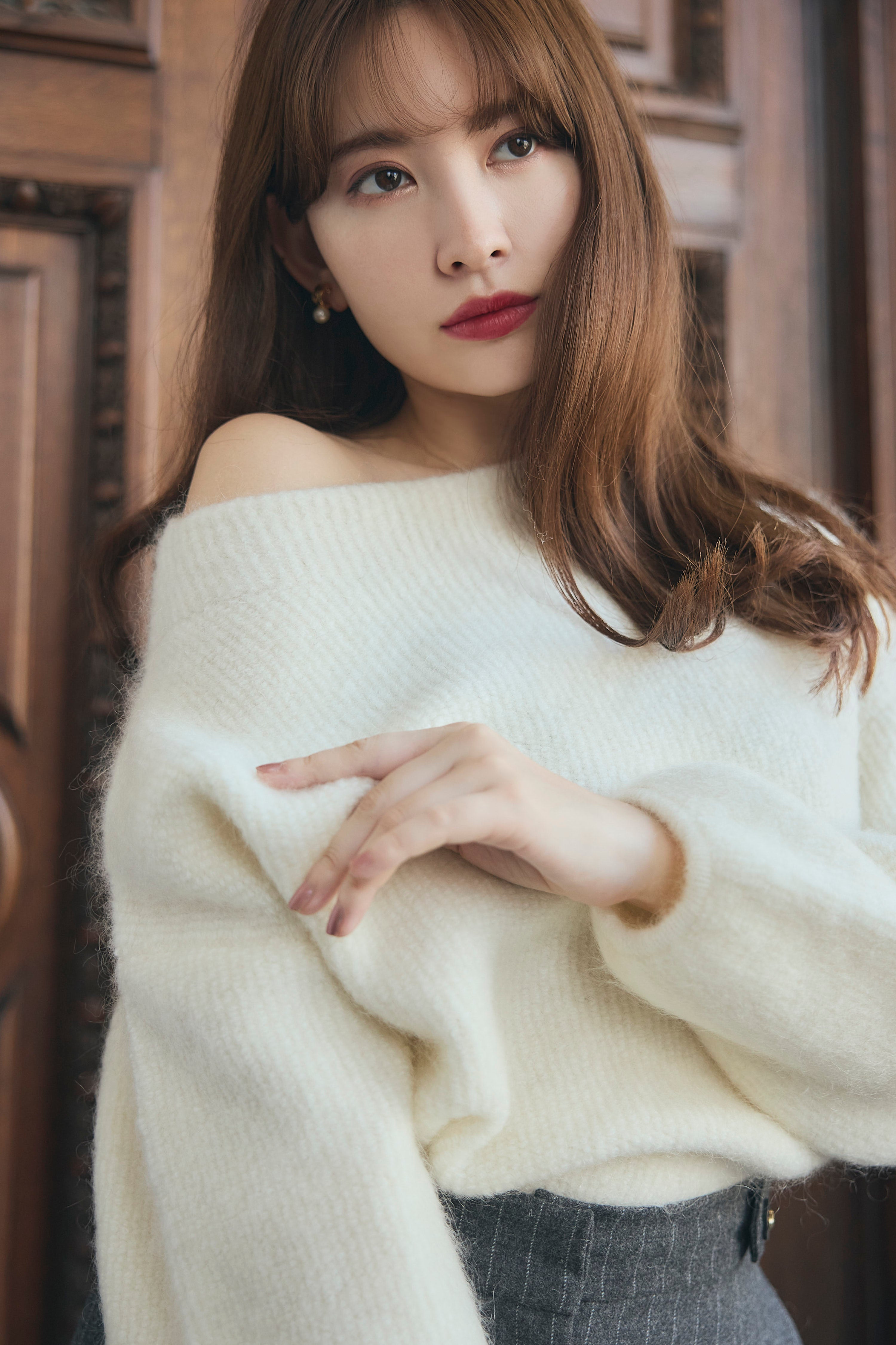 herlipto○Mohair Blend Knit Pulloverハーリップトゥ - ニット/セーター