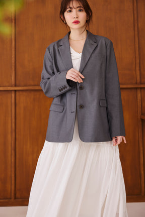 【新色】High-Waist Tiered Long Skirt