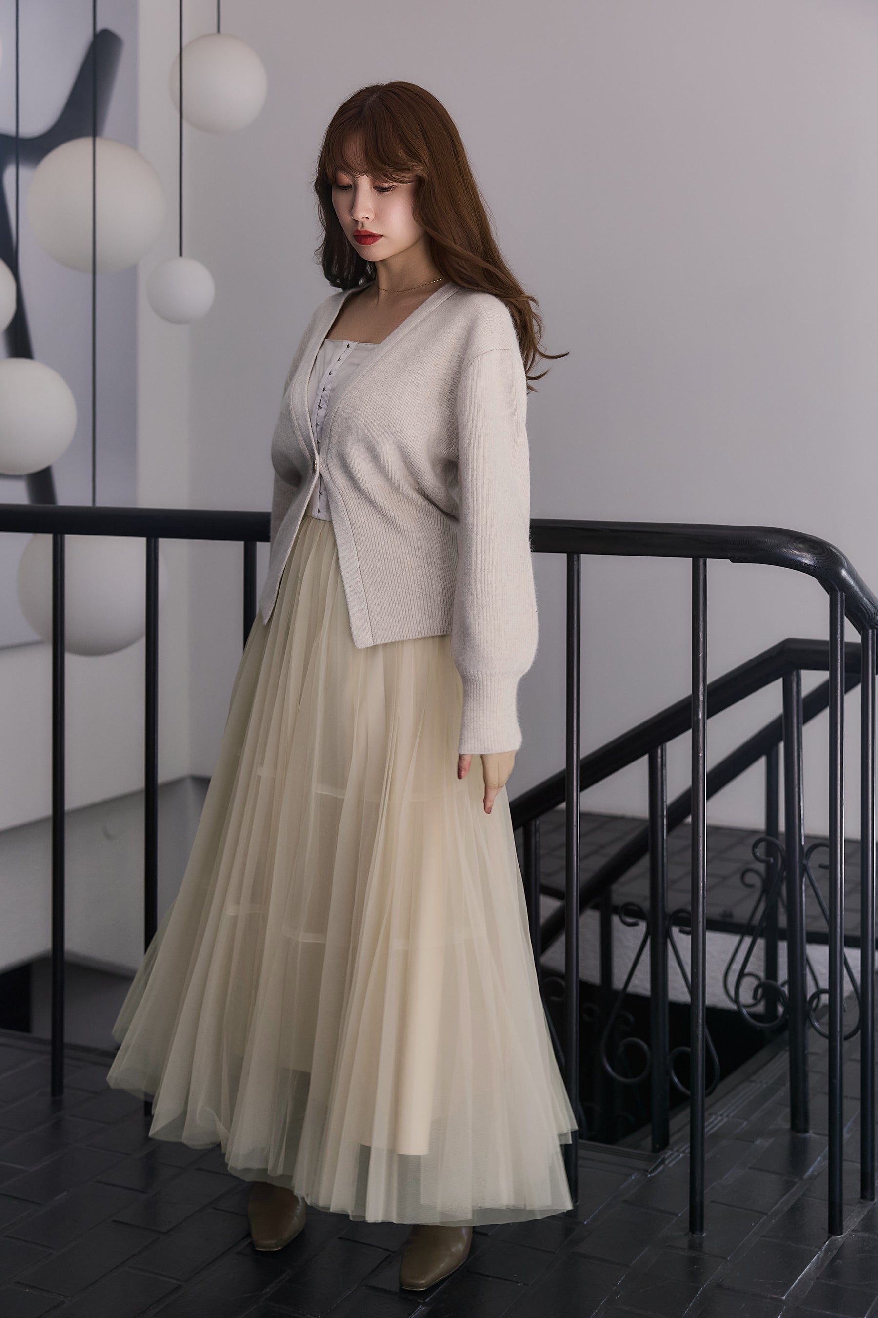 Lyra Gold Button Cardigan