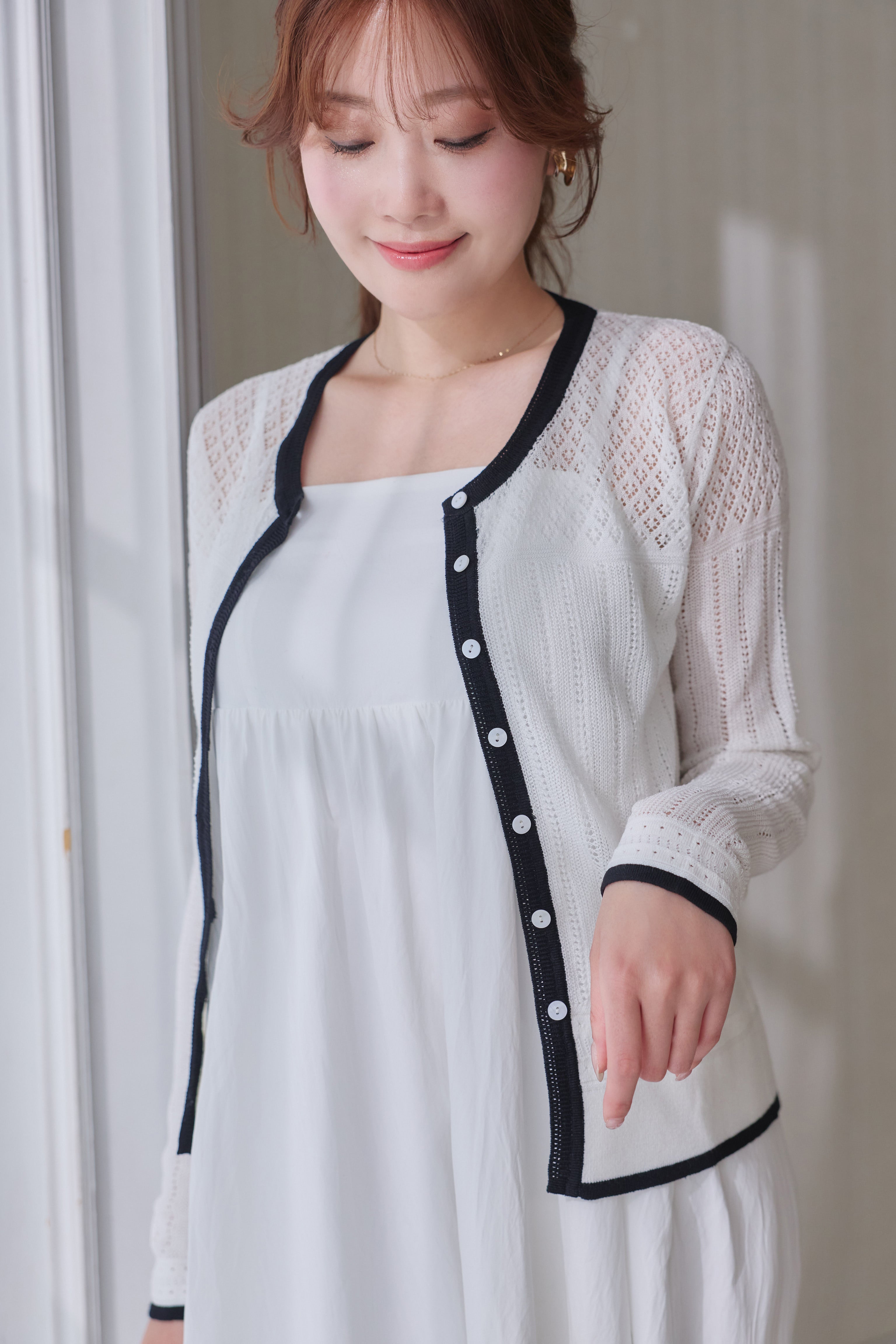 トップス Herlipto Crillon Boucle Cardigan herlipto Crillon Boucle Cardigan Mサイズ - メルカリ