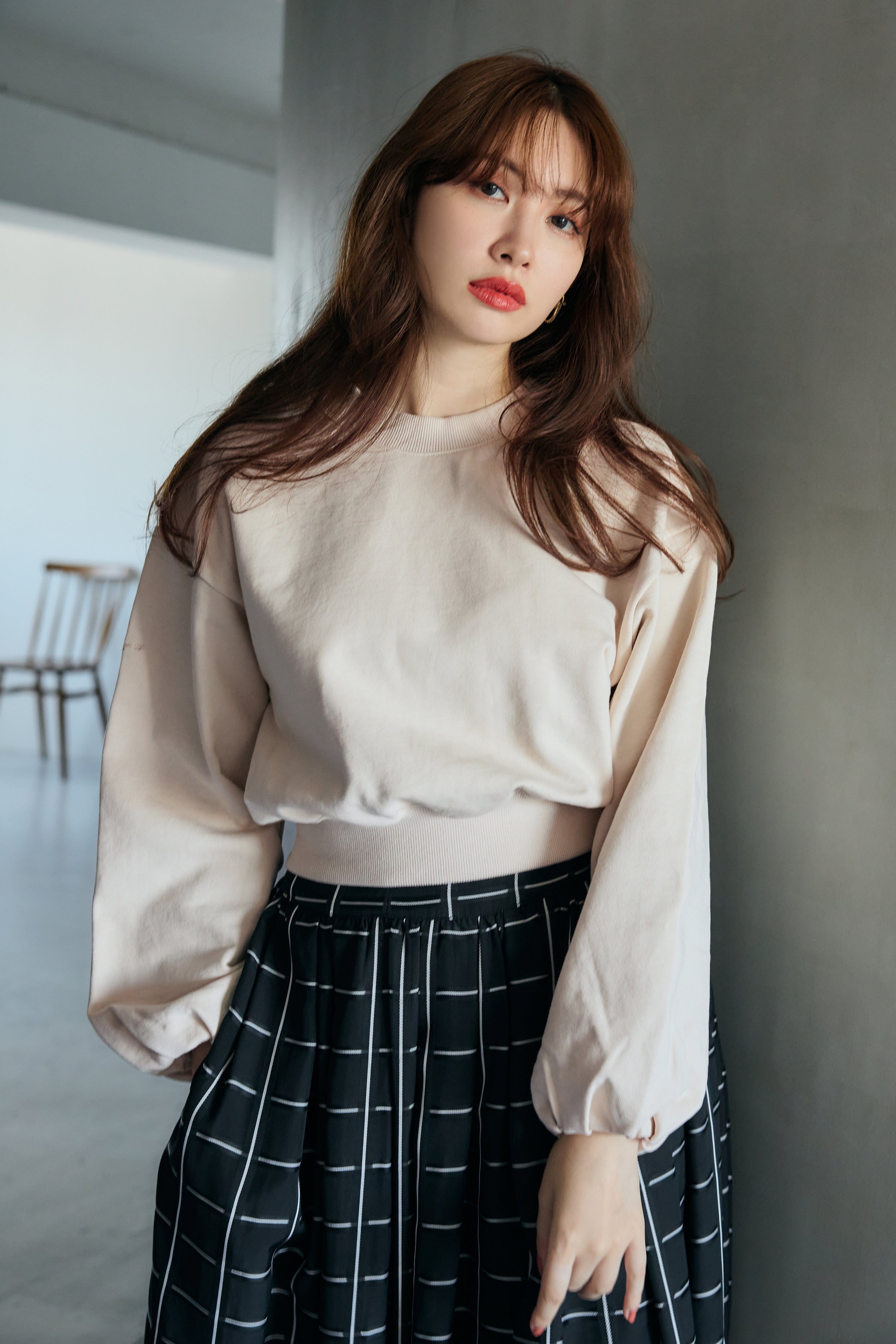 Volume Sleeve Sweatshirt