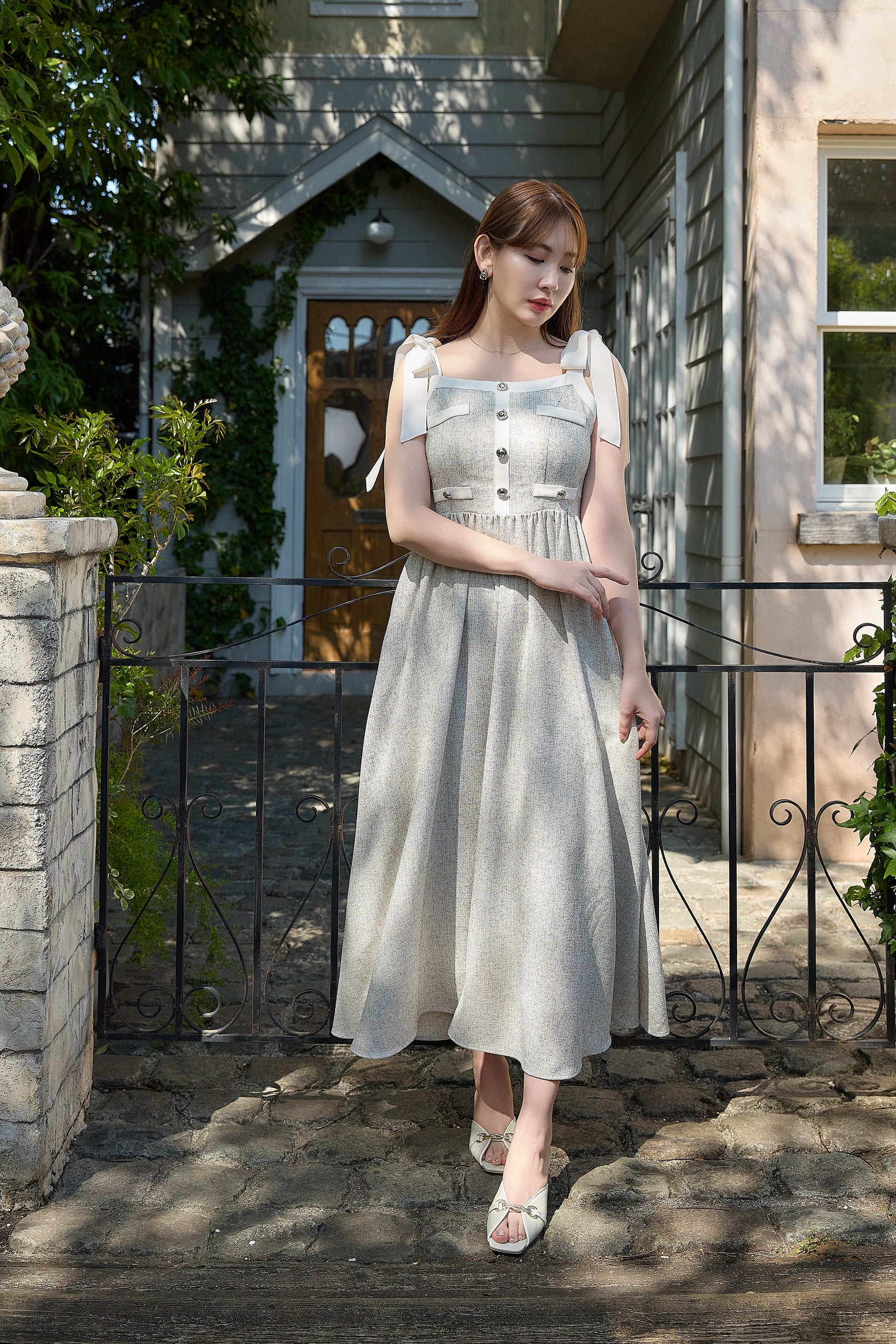 【新色】Verona Tweed Long Dress