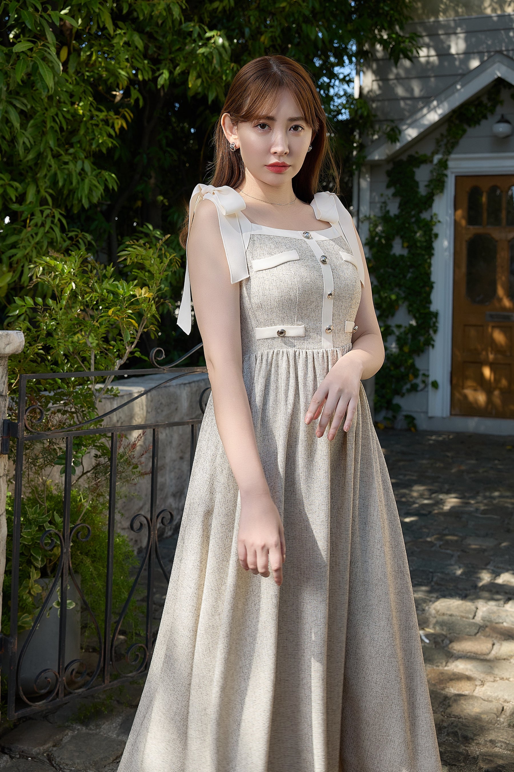【8月中旬出貨】Verona Tweed Long Dress