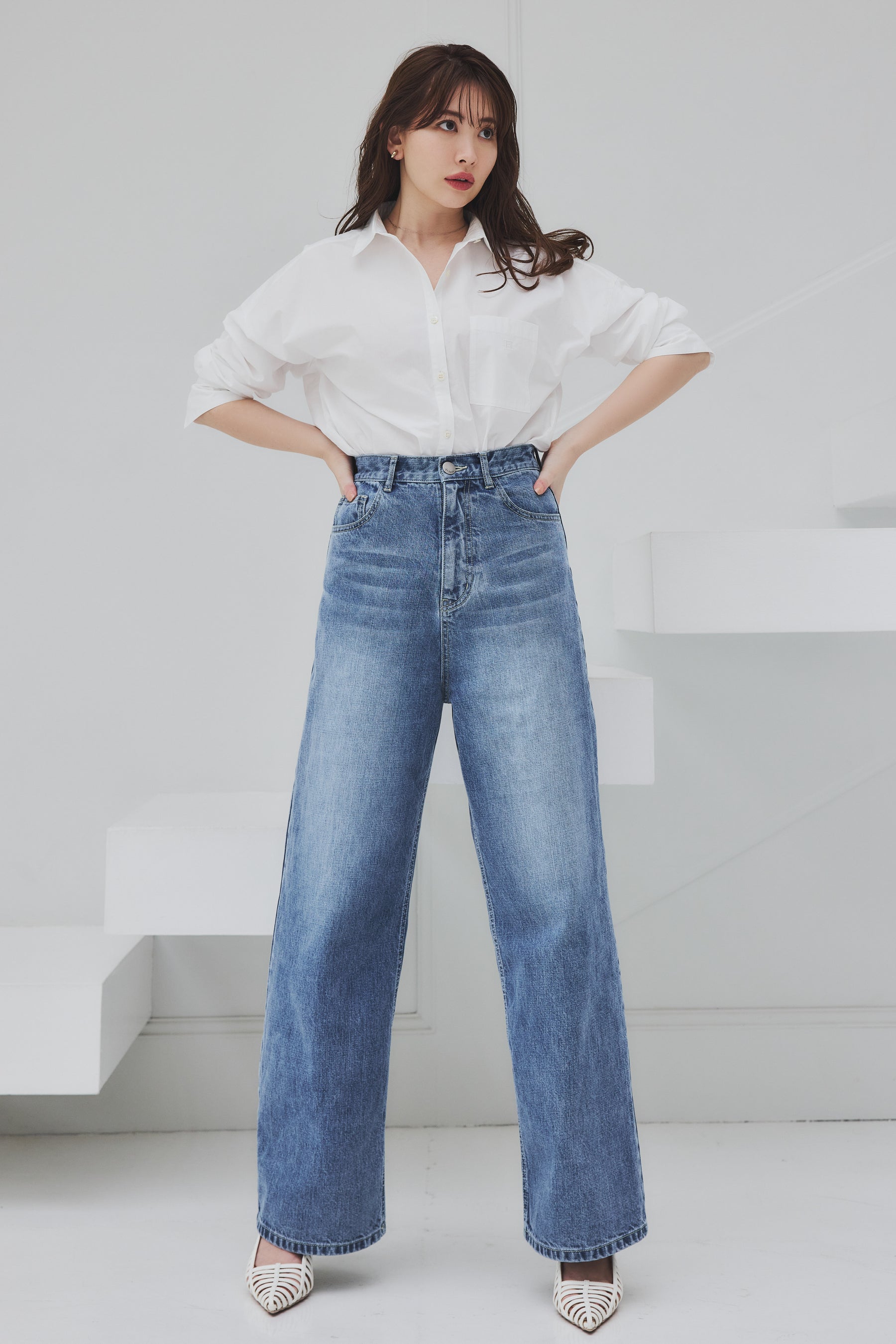 【新色】Milano Wide-Straight Jeans