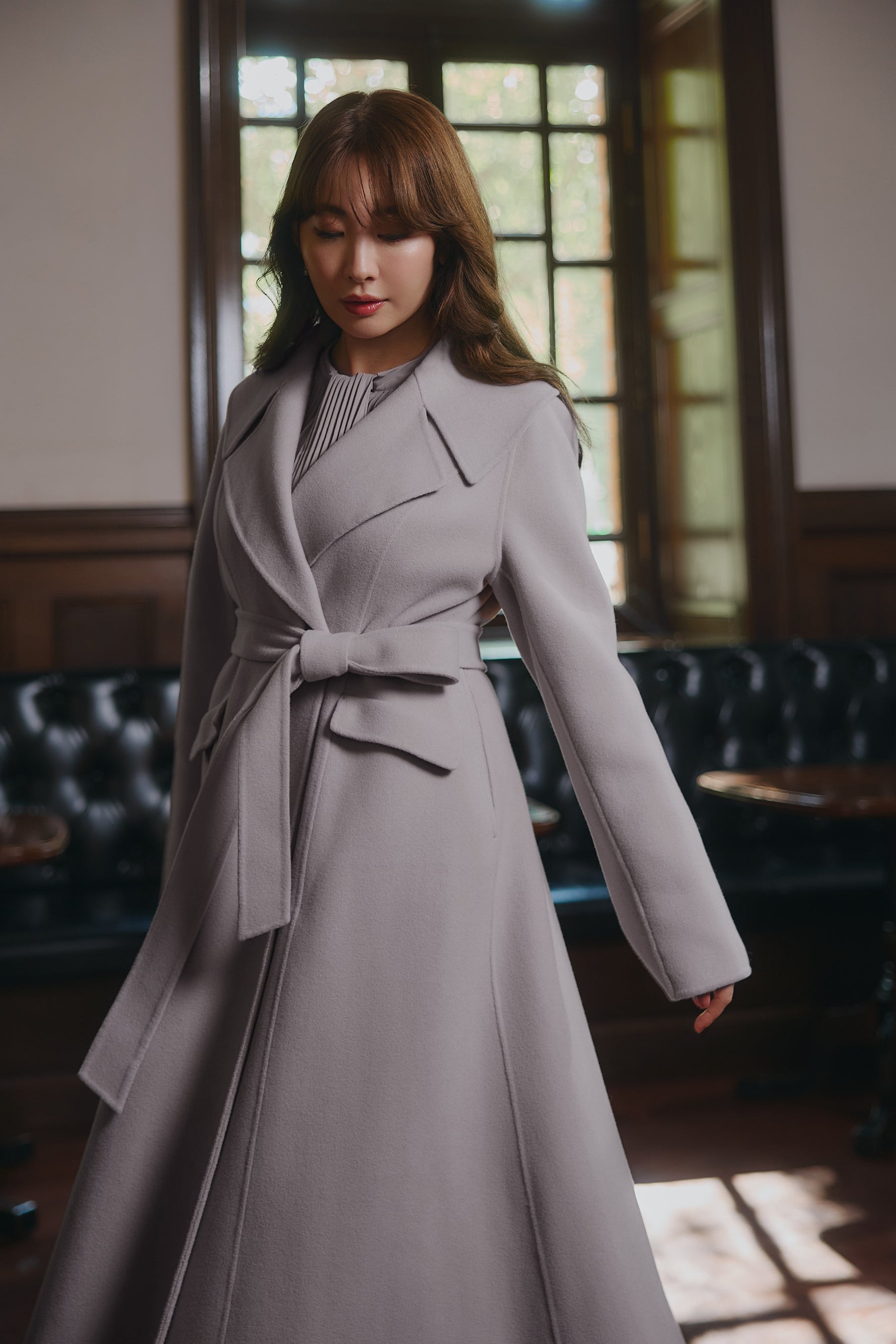【11月中旬発送】Hamilton Wool Rever Flared Coat
