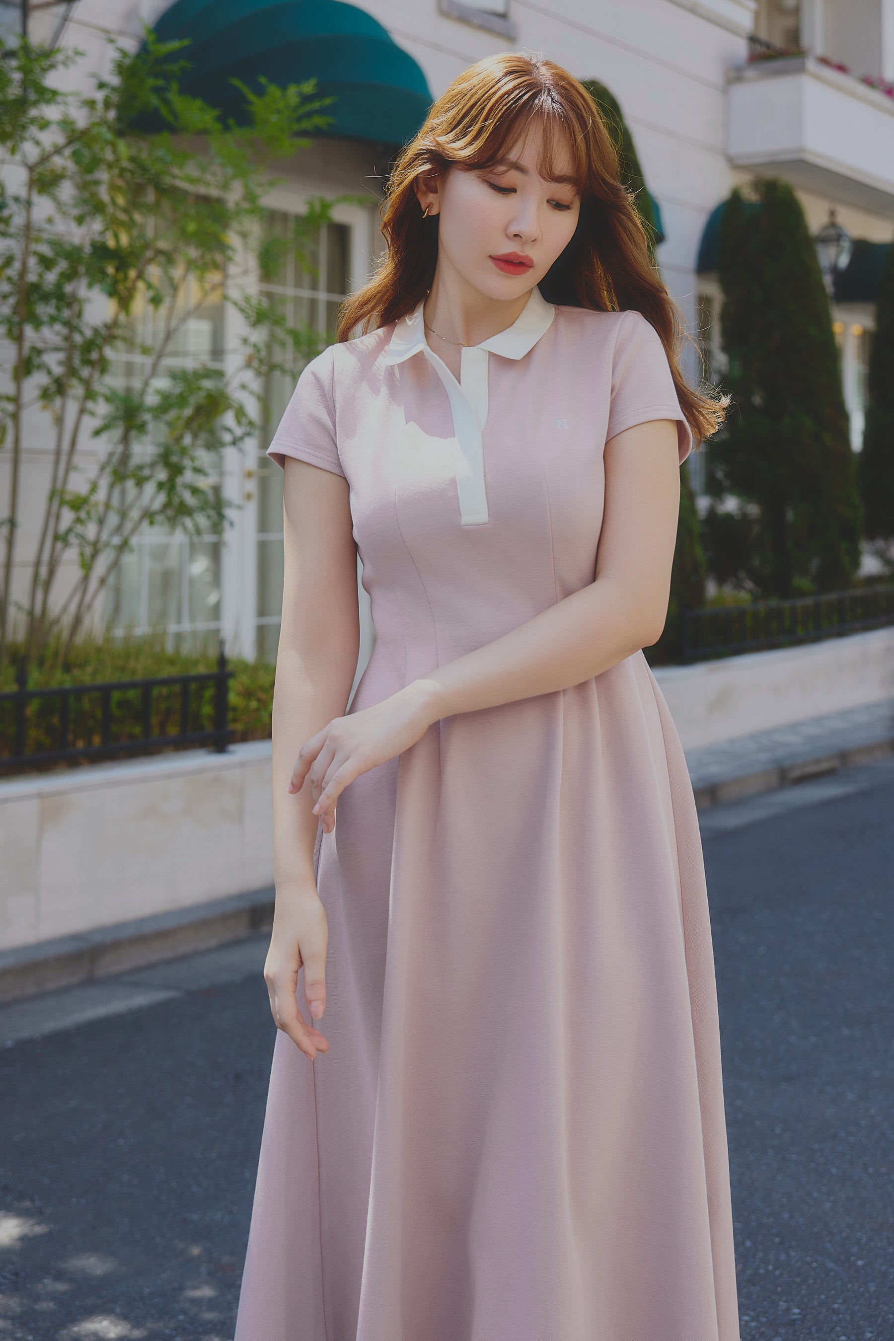 Short Sleeve Polo Dress