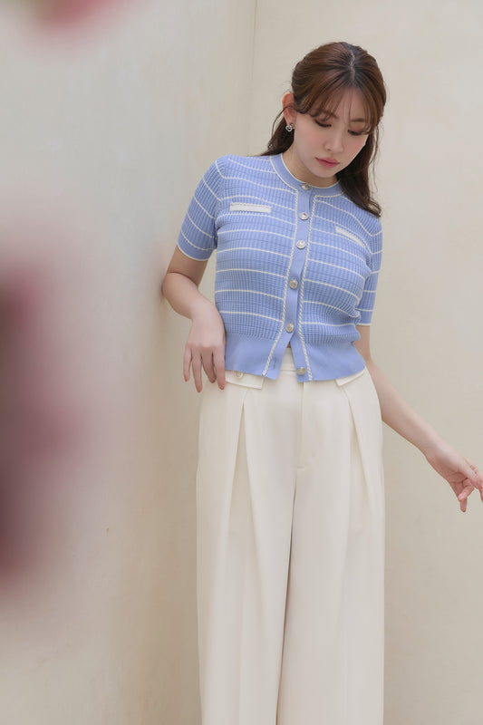 Nicola Short Sleeve Knit Cardigan
