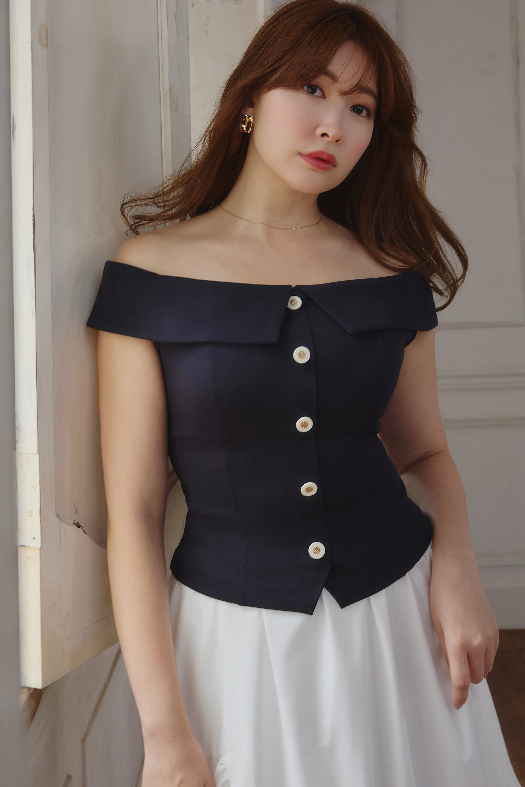 Ponte Off-Shoulder Top