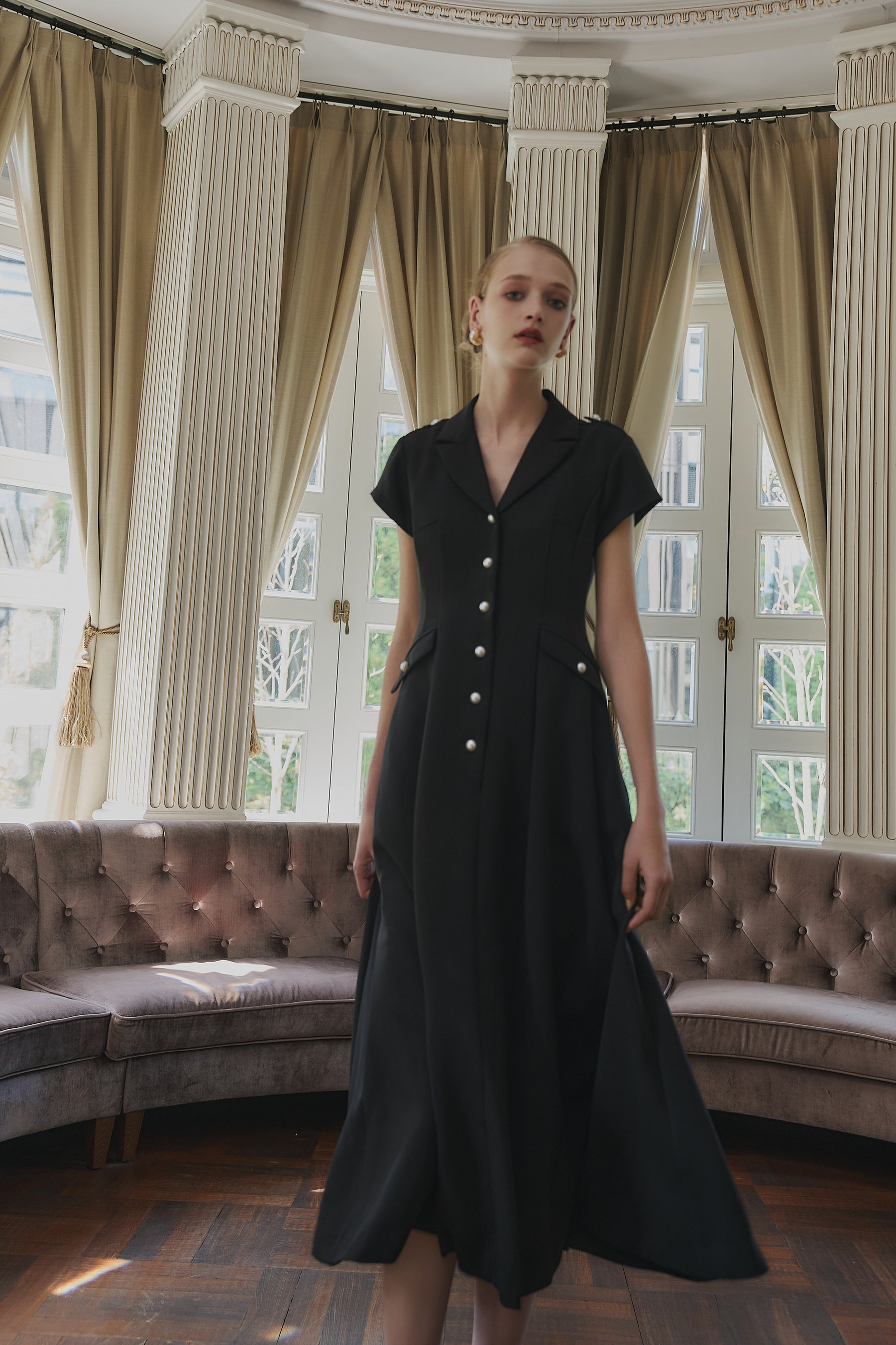 【9月中旬発送】Vol.1 Pearl Button Dress