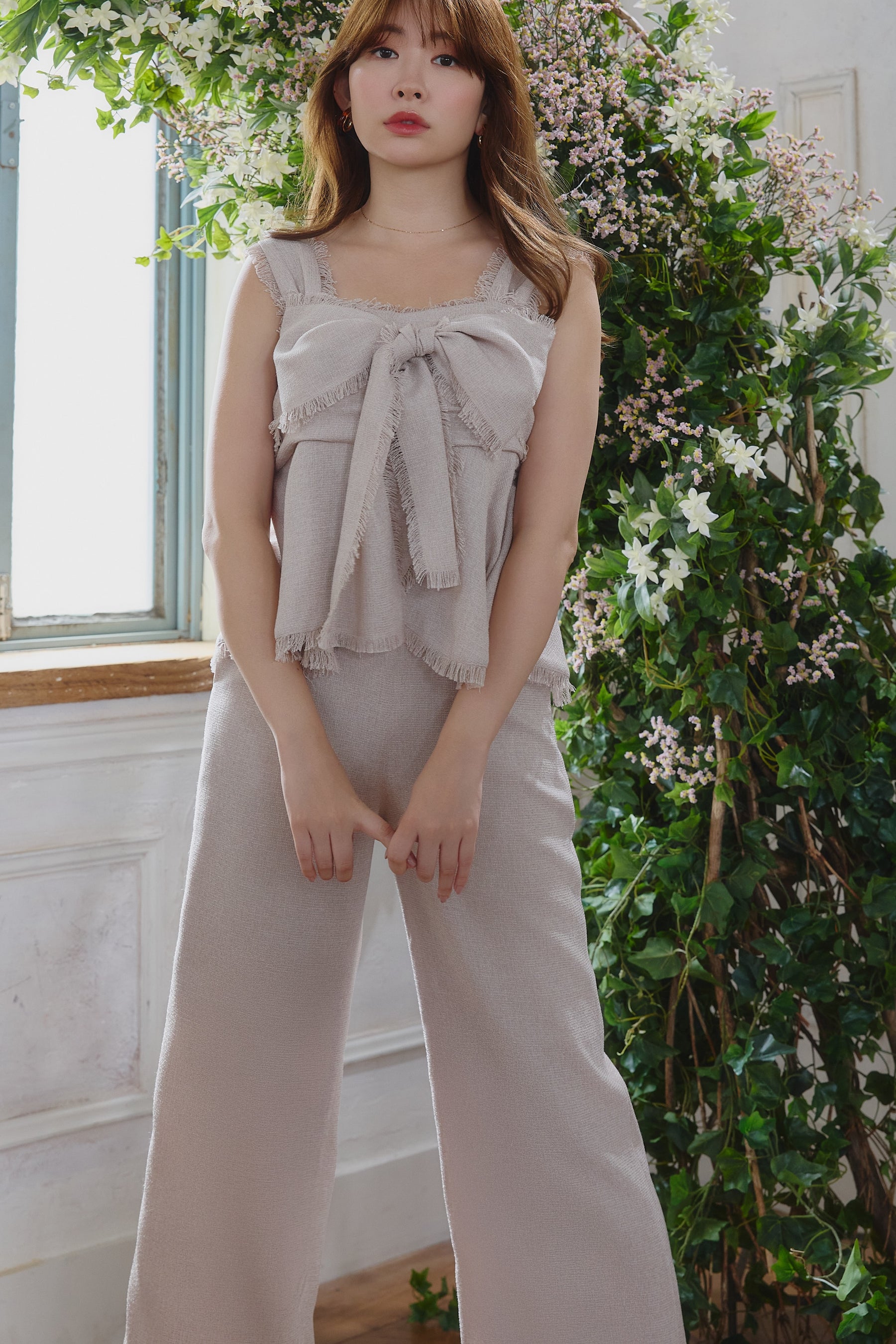 【9月上旬発送】【新色】Tweed Fringed Summer Set