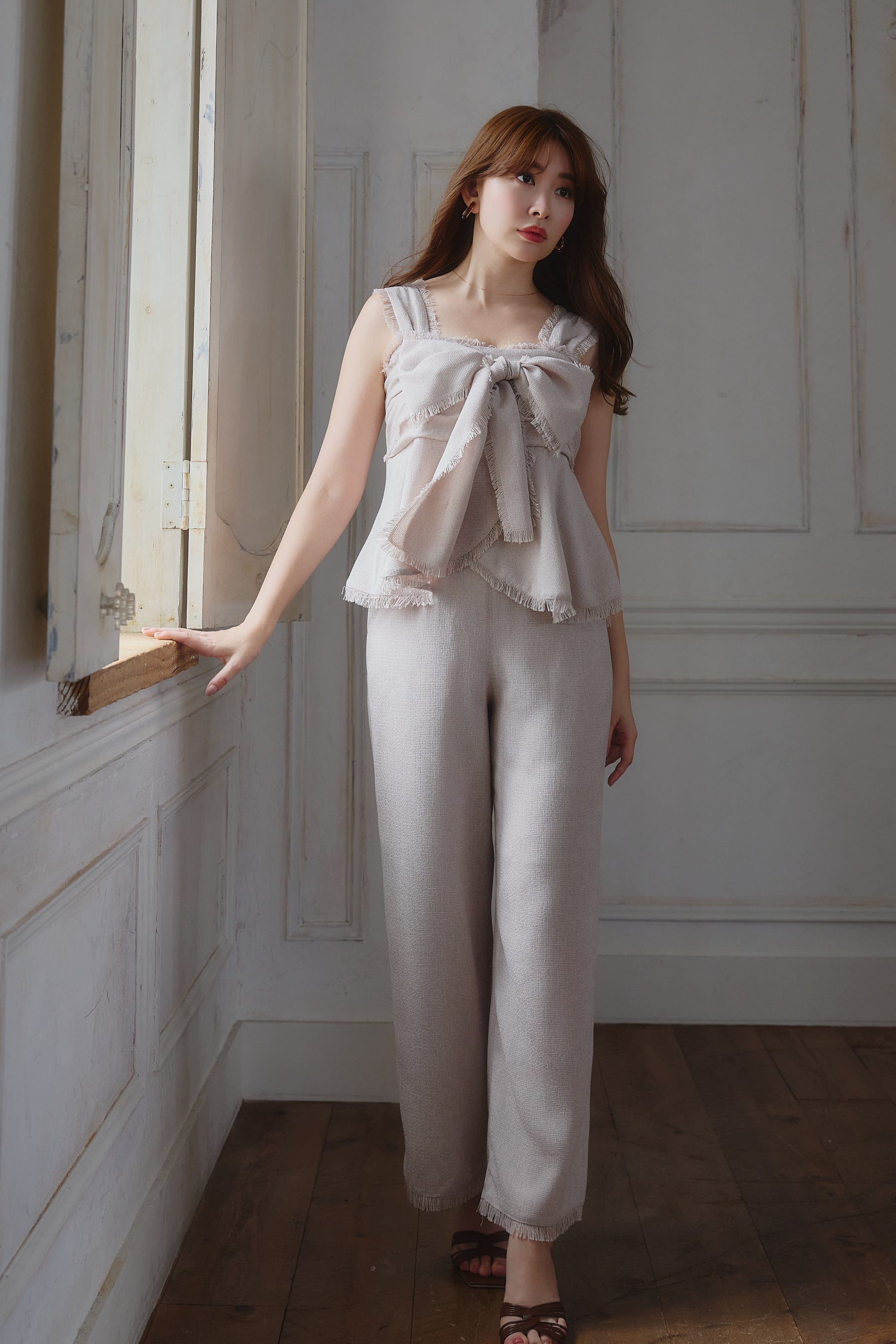 【9月上旬発送】【新色】Tweed Fringed Summer Set