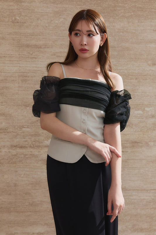 Sheer Off-the-Shoulder Top