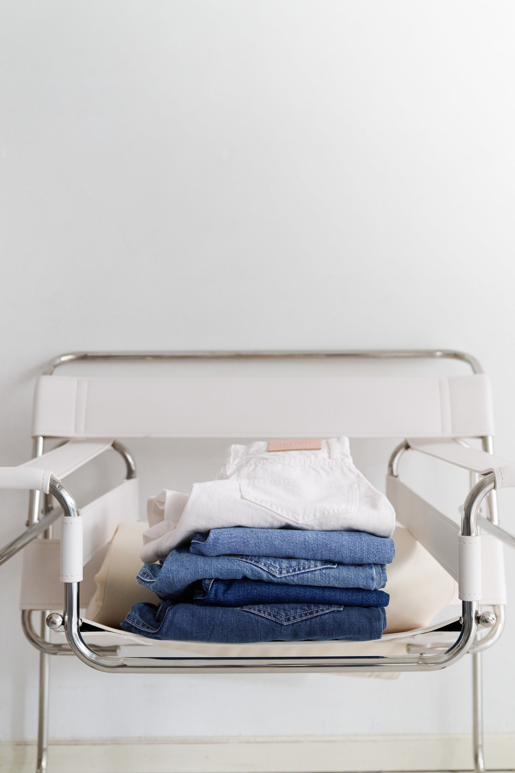 【light blue / blue】New York High-Waisted Jeans