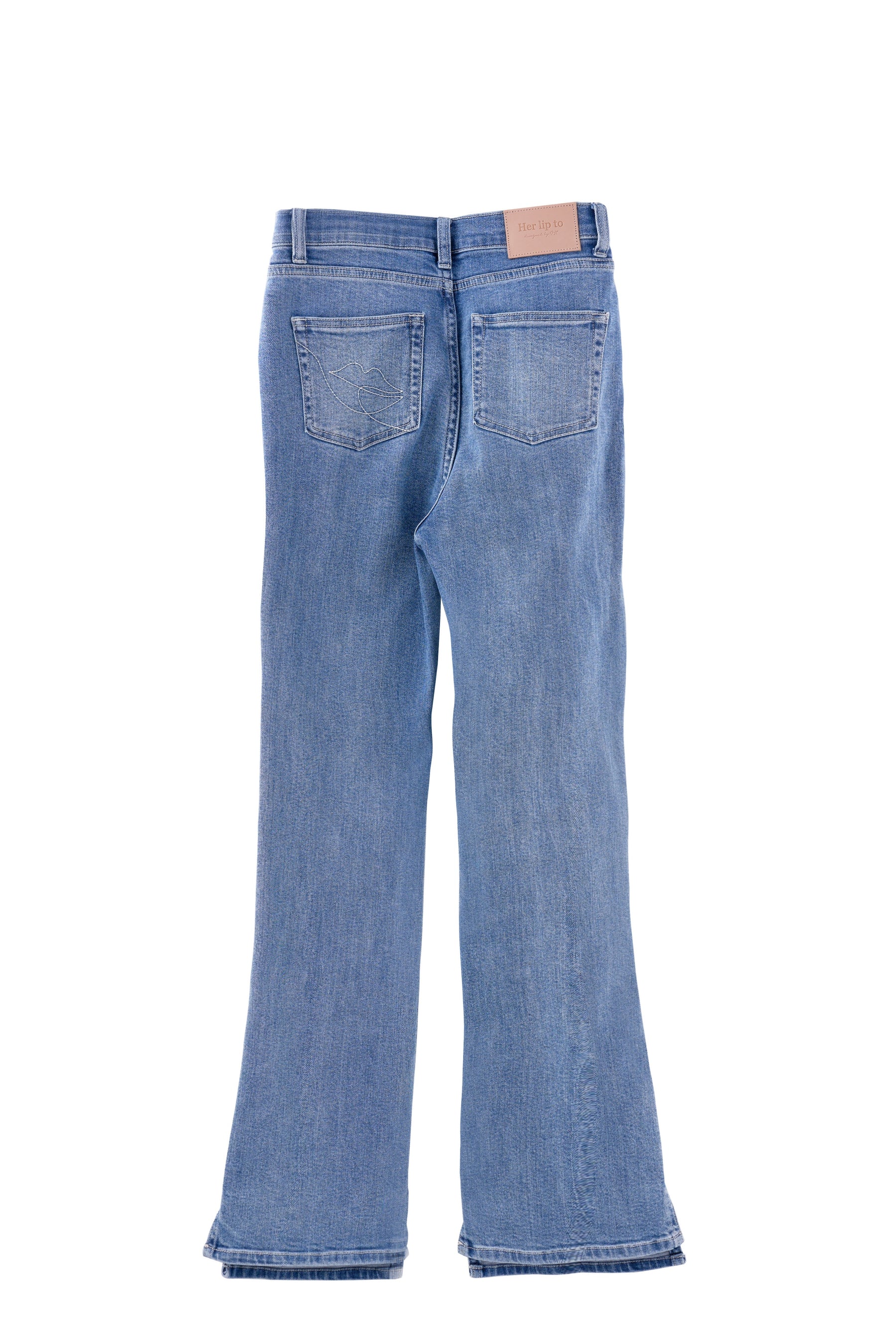 【light blue / blue】New York High-Waisted Jeans