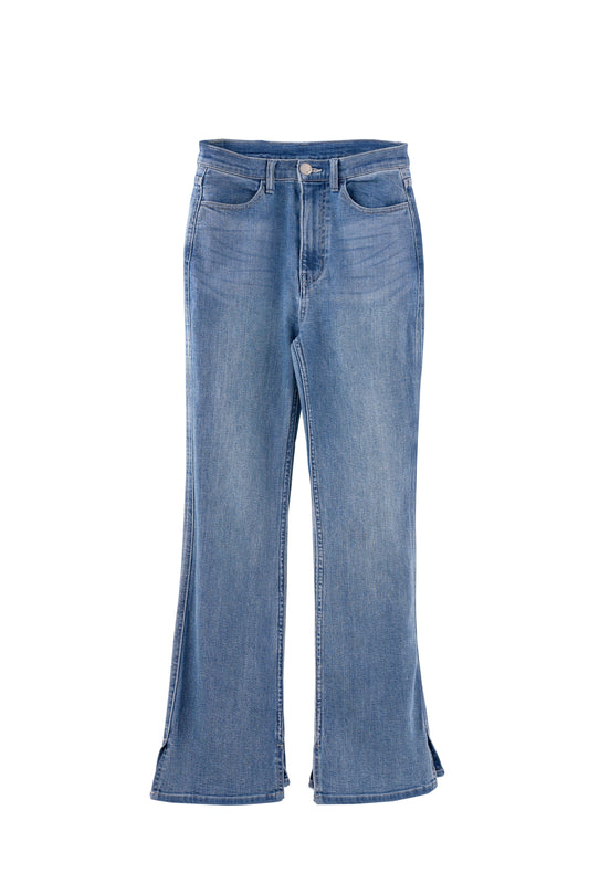 【light blue / blue】New York High-Waisted Jeans