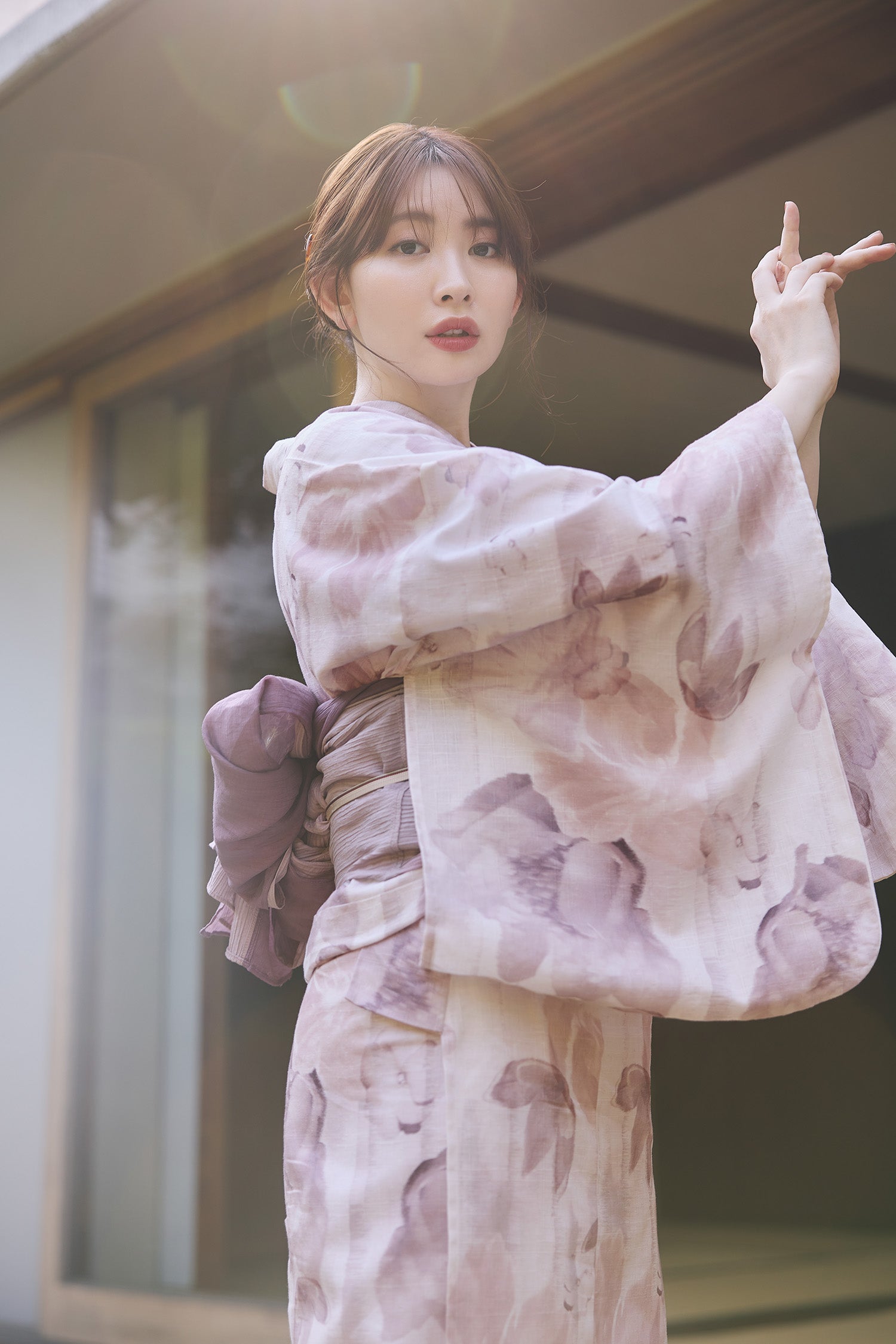 Her lip to Suisaibana yukata rose 浴衣-