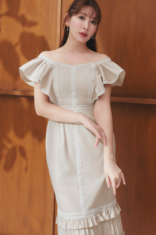 Kiki Butterfly Sleeve Dress