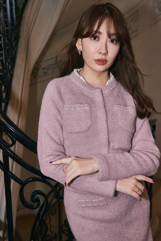 Corinthia Shaggy Knit Set