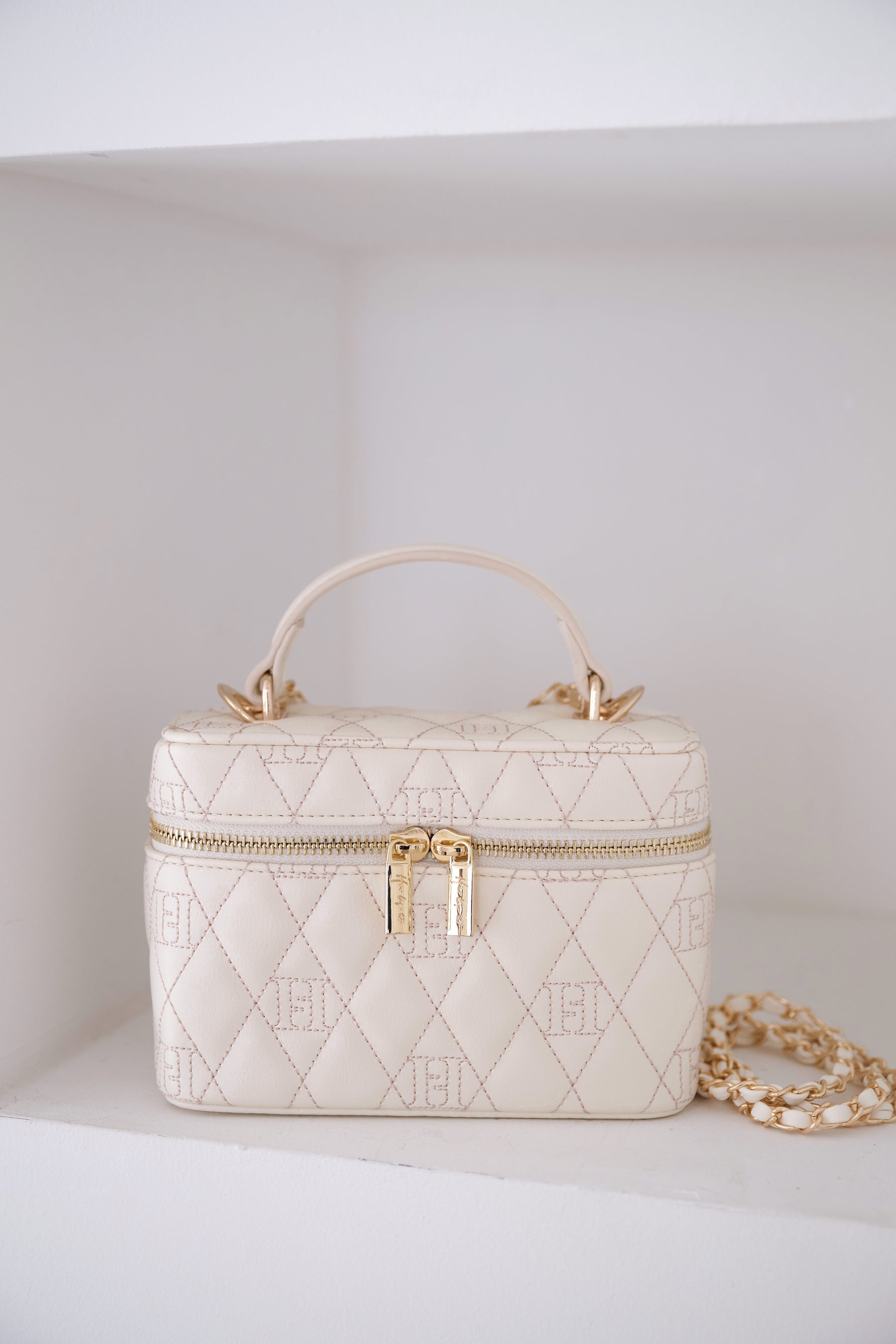 Monogram Quilted Vanity Bag