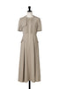 【beige / navy】【7月上旬発送】Nora Front Zip Dress