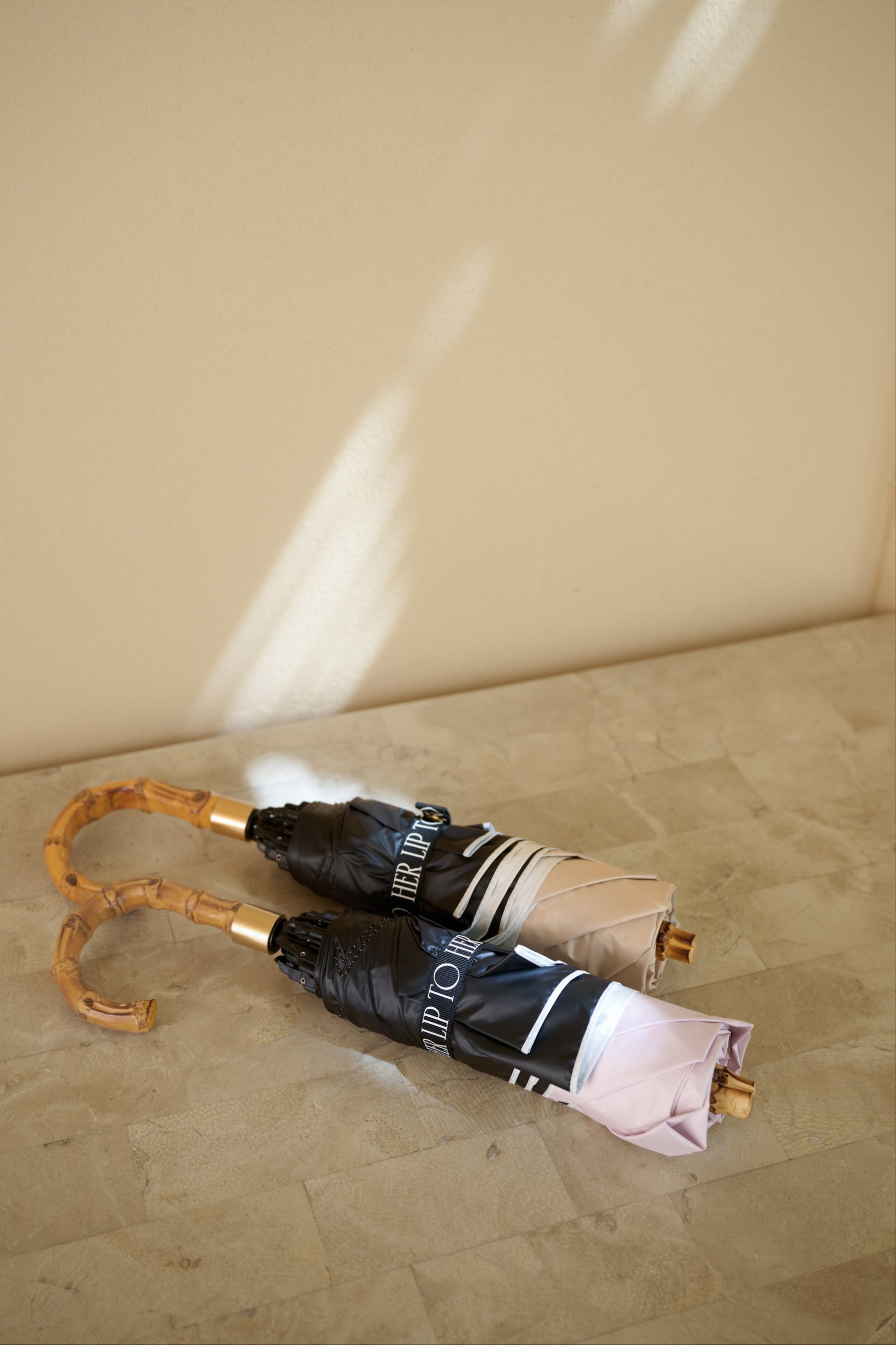 【6月上旬発送】Bicolor Bamboo Handle Umbrella
