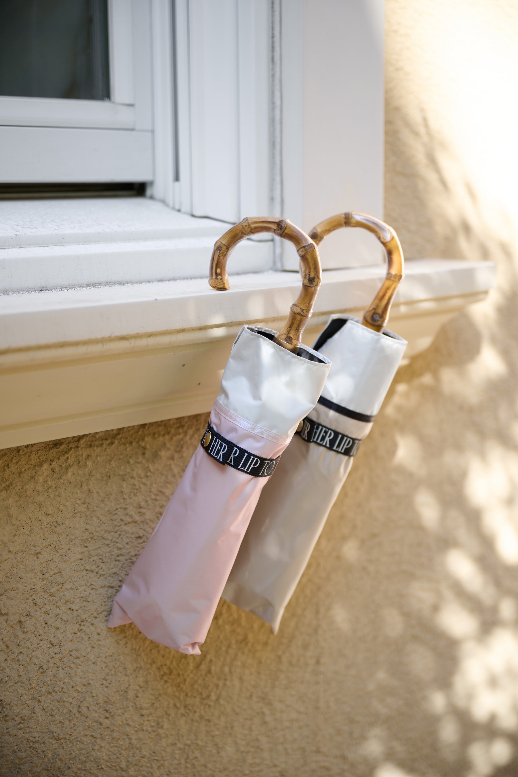 【6月上旬発送】Bicolor Bamboo Handle Umbrella