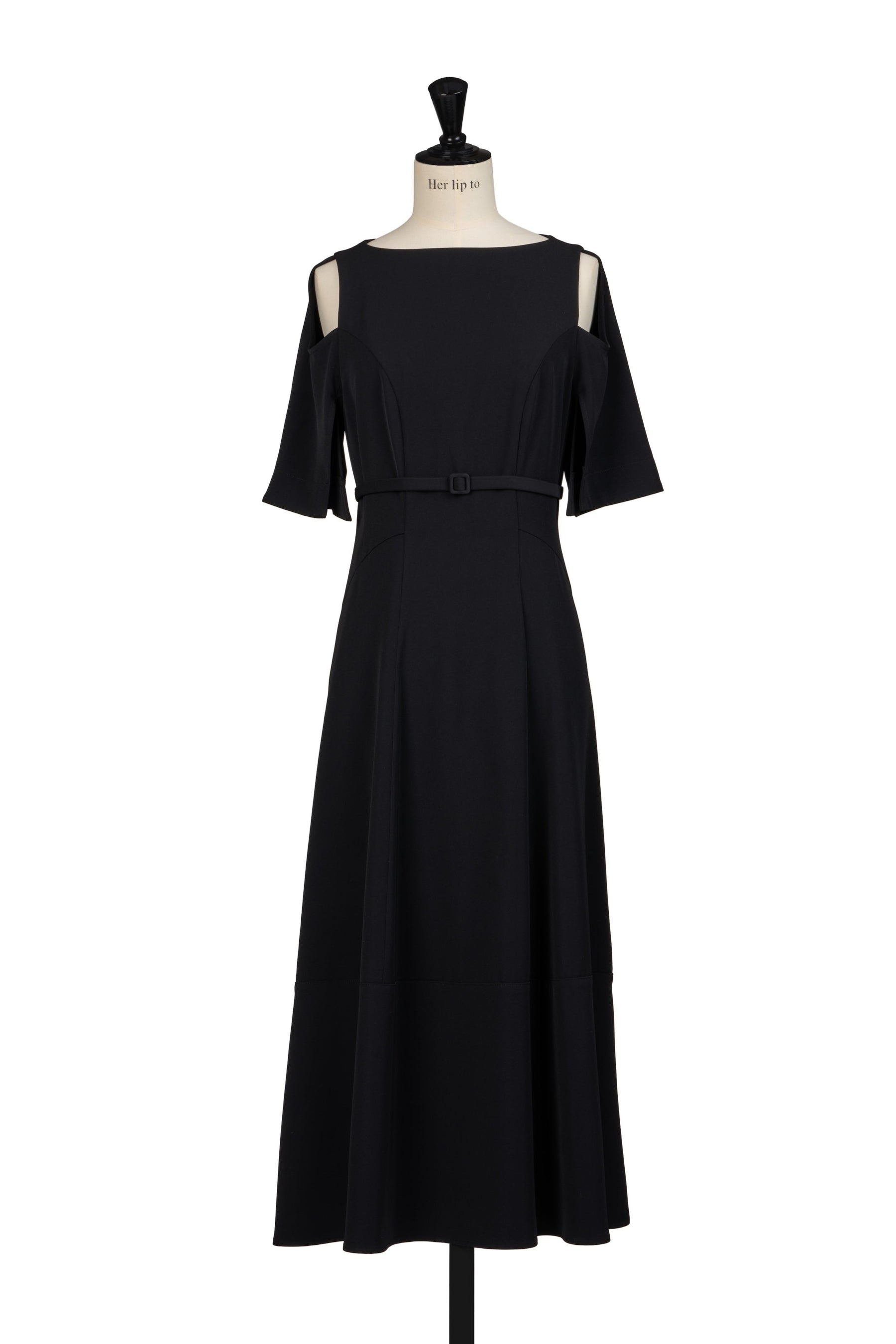 【新色】Adelaide Slit Sleeve Belted Dress
