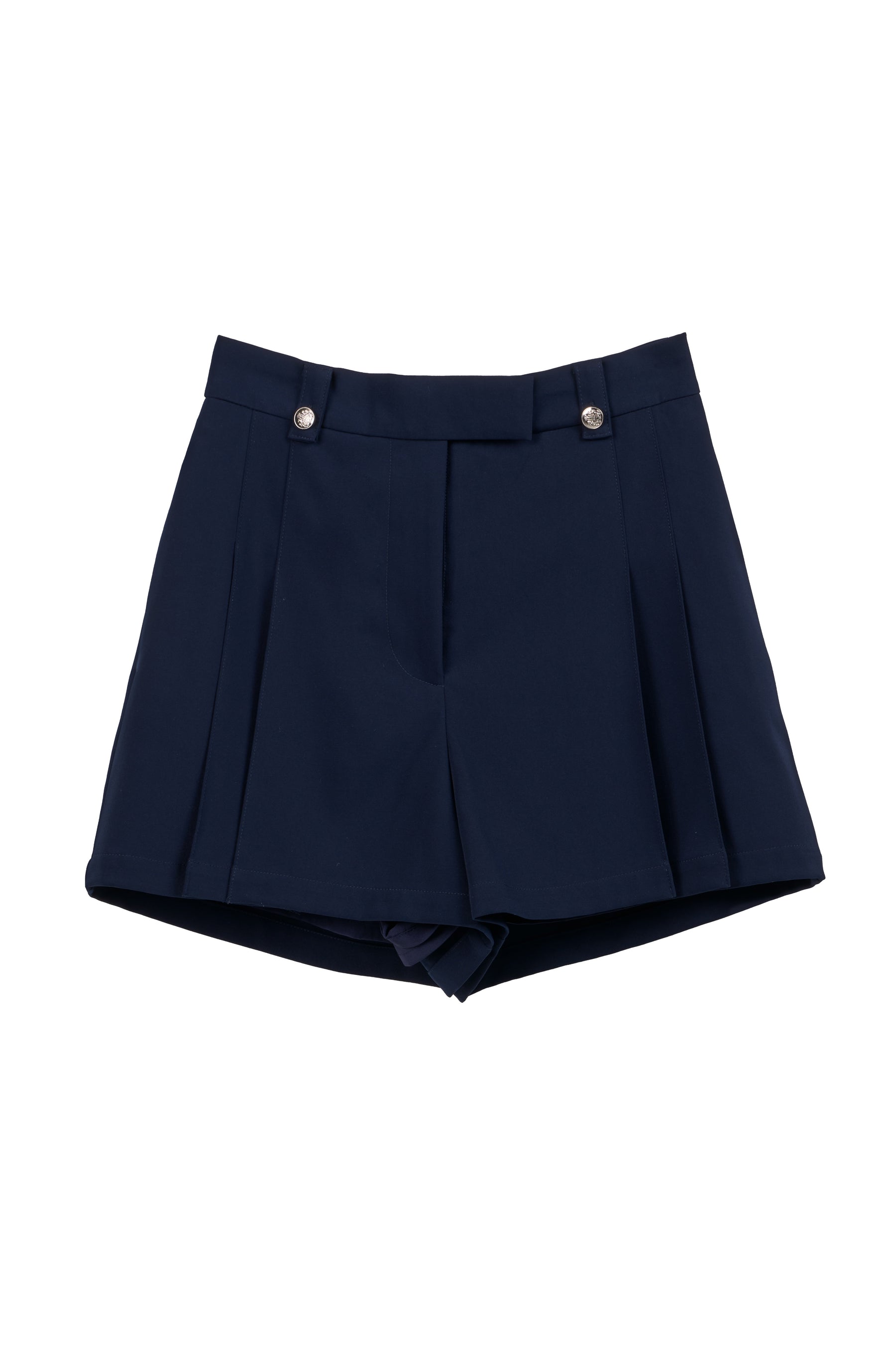 Front Tuck Twill Shorts