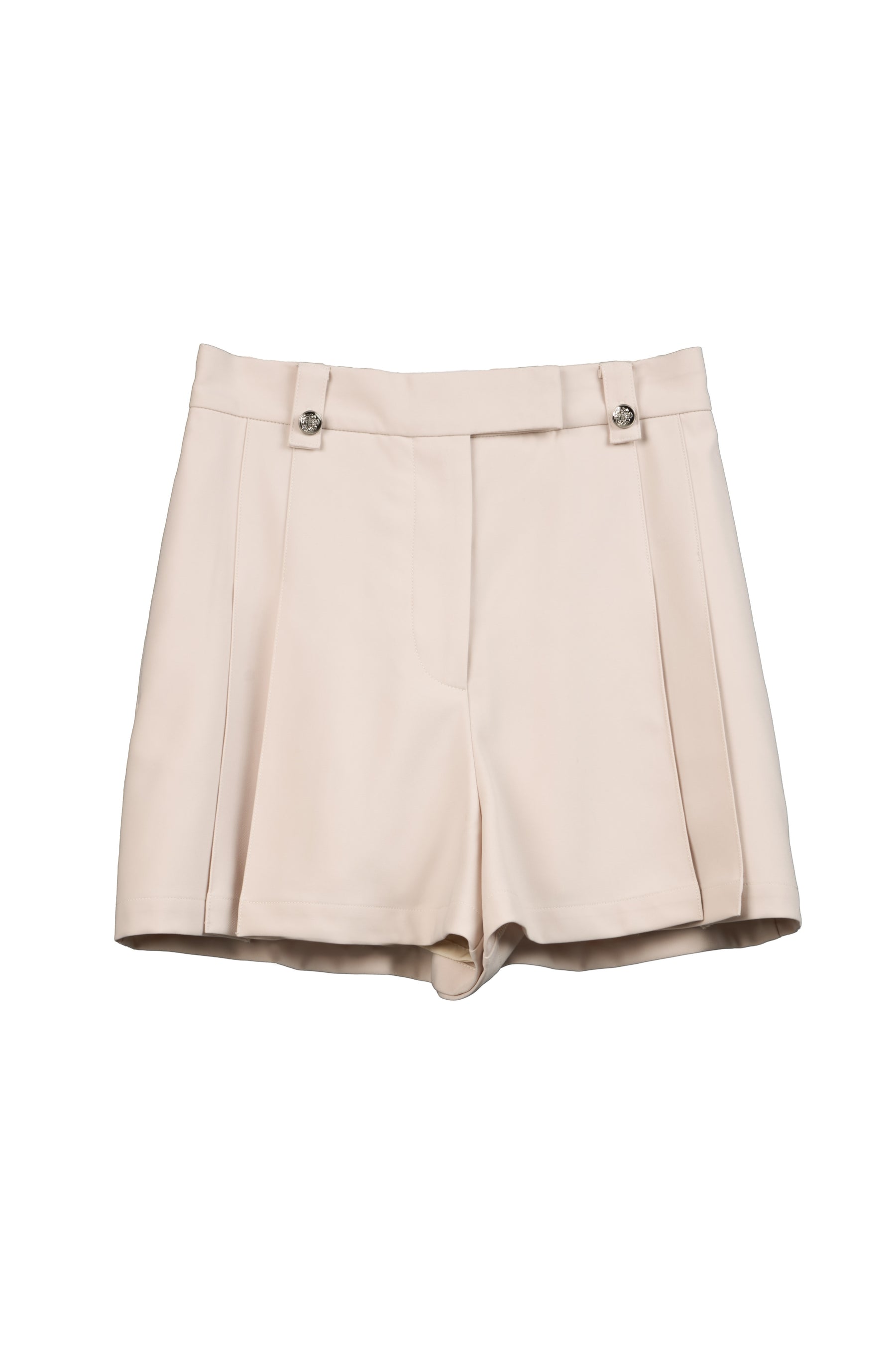 Front Tuck Twill Shorts