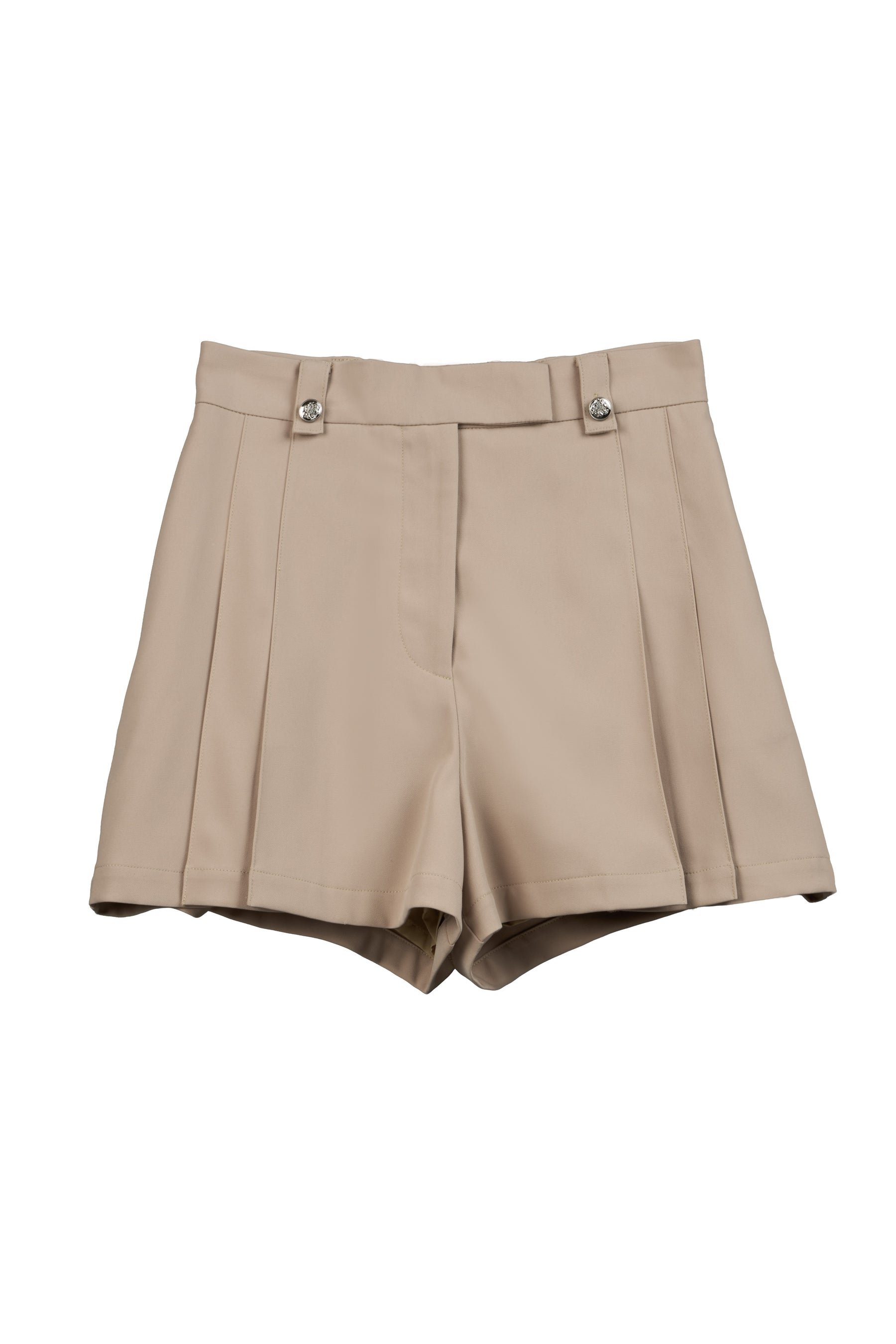 Front Tuck Twill Shorts