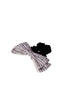 Striped H Logo Ribbon Hair Tie