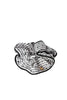 Striped H Logo Chouchou