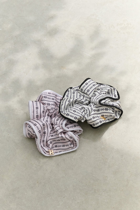 Striped H Logo Chouchou