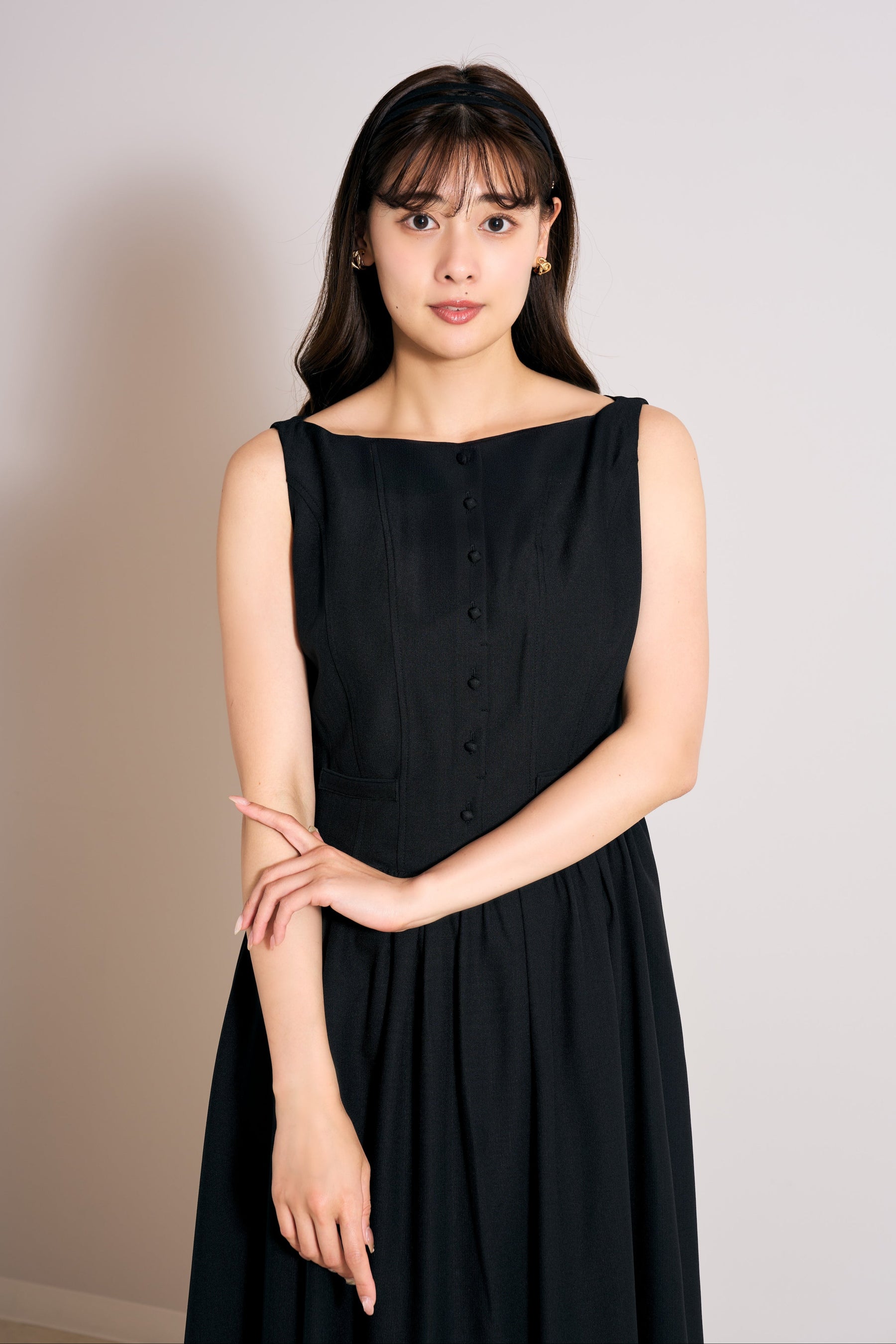 Deauville Gathered Long Dress