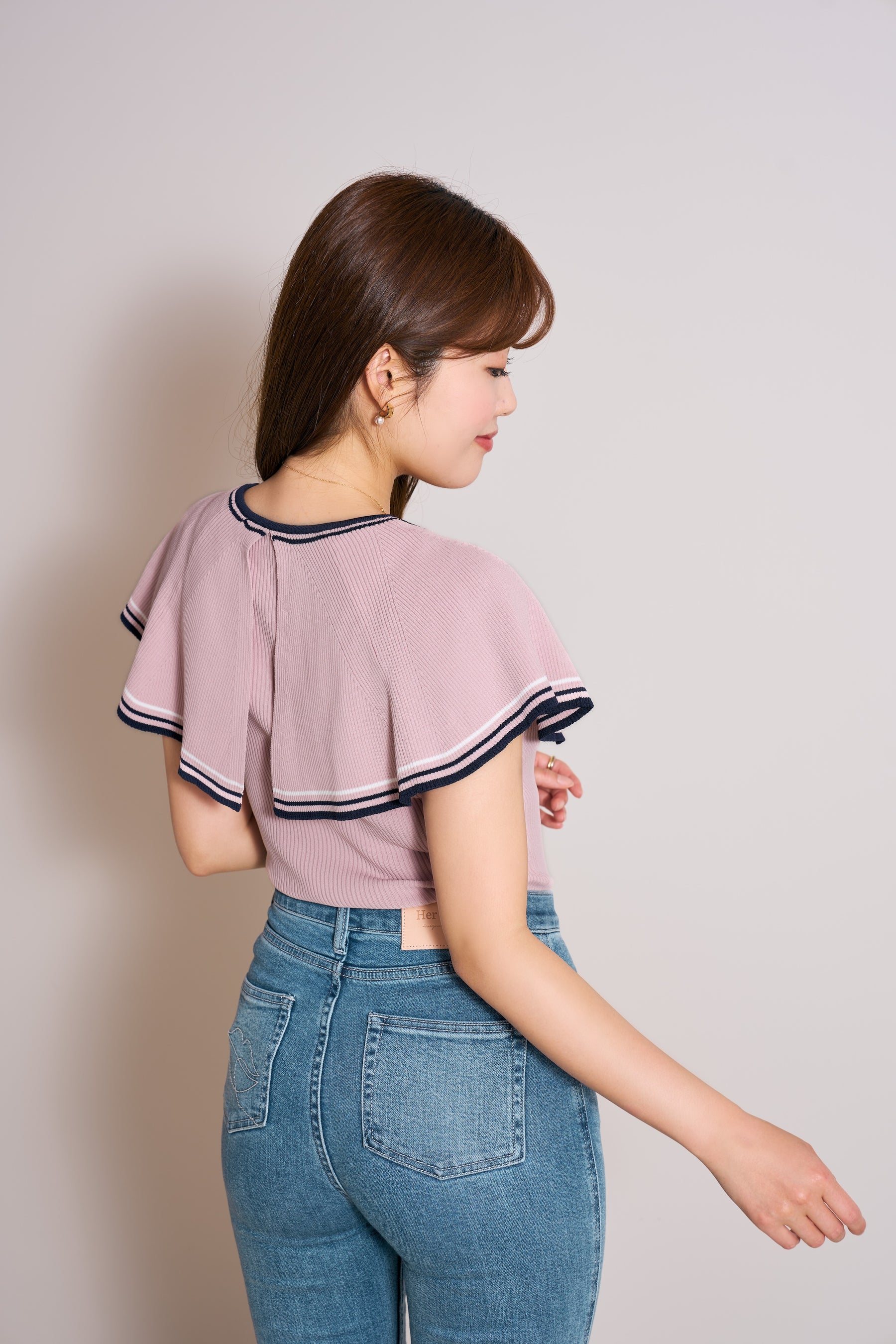 Big Collar Summer Knit Top