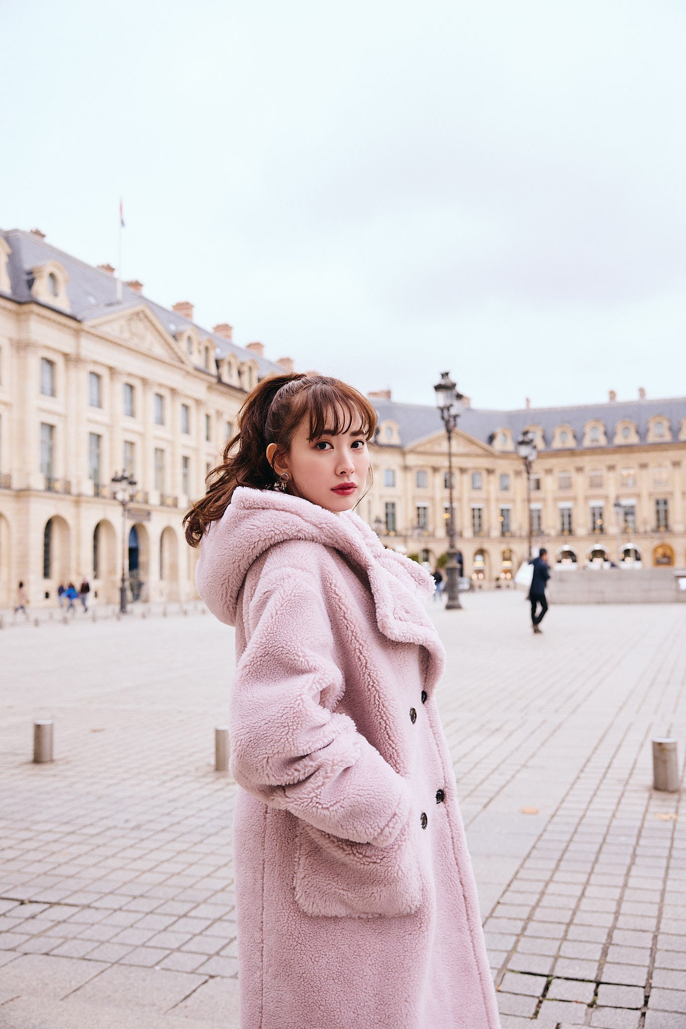 Fleur Shearling Boa Coat