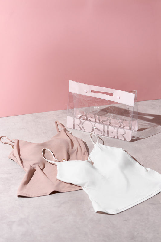 ROSIER Essential Bra Camisole Clear Bag Set