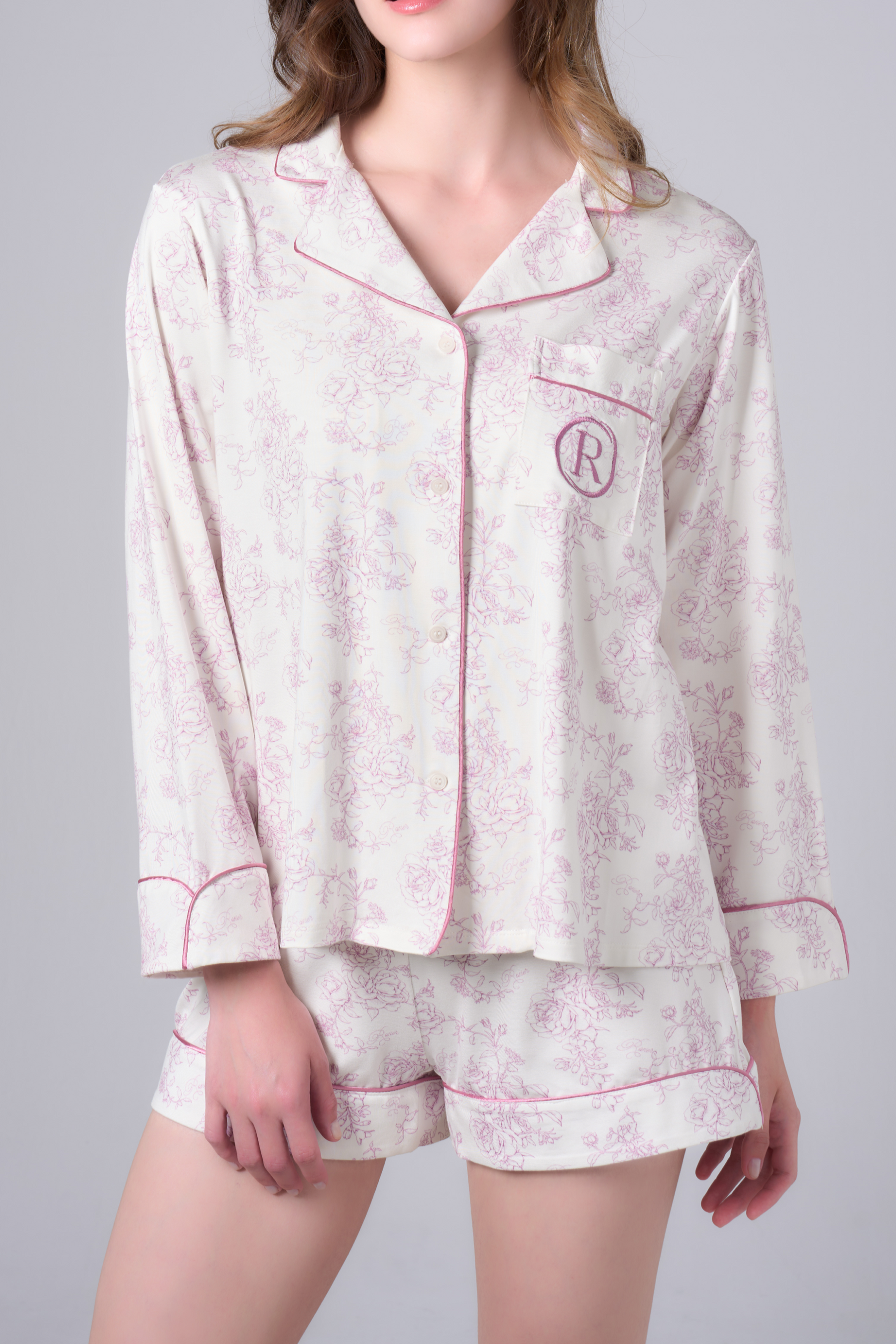 ROSIER Dream Pajama Long Sleeve