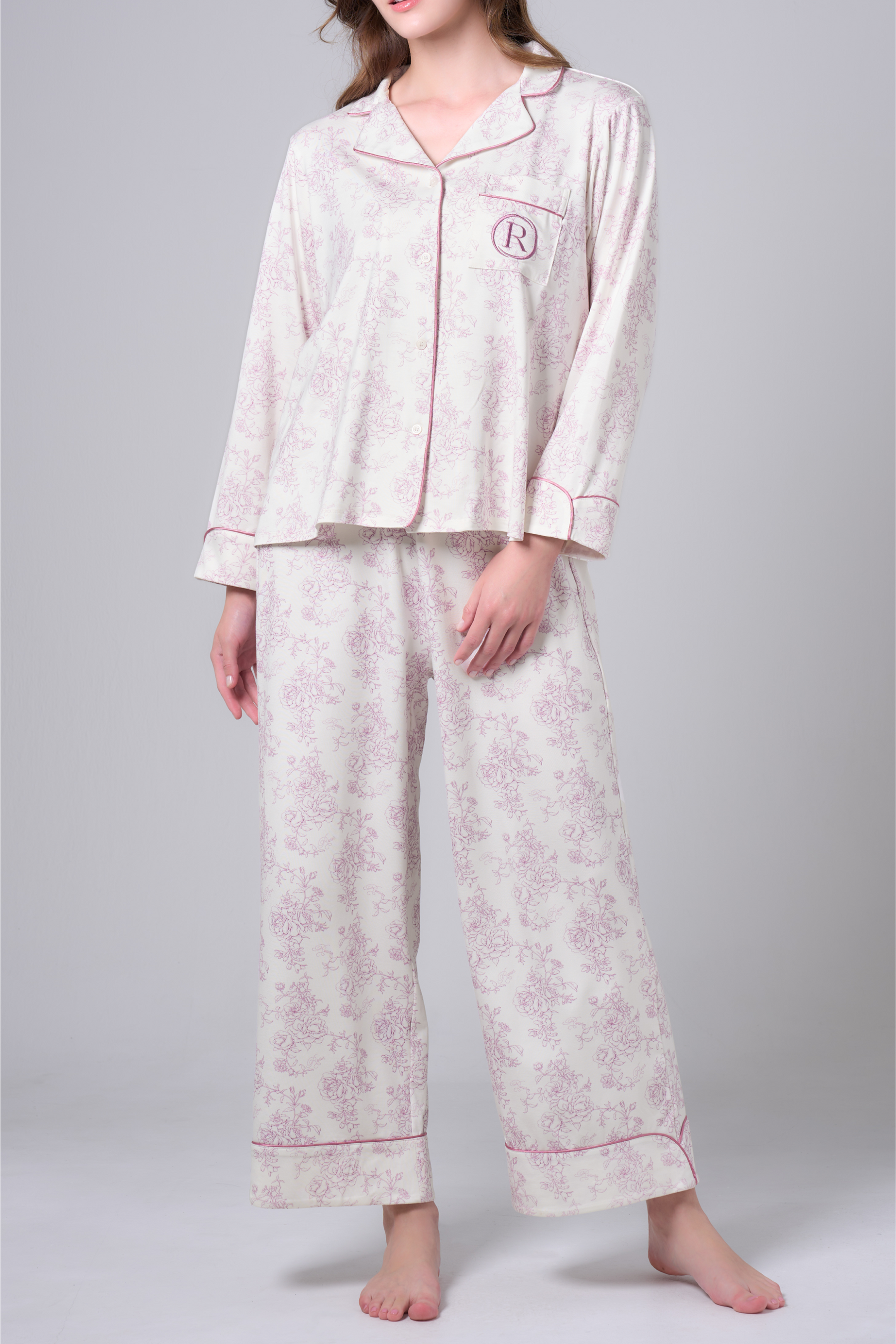 ROSIER Dream Pajama Long Sleeve