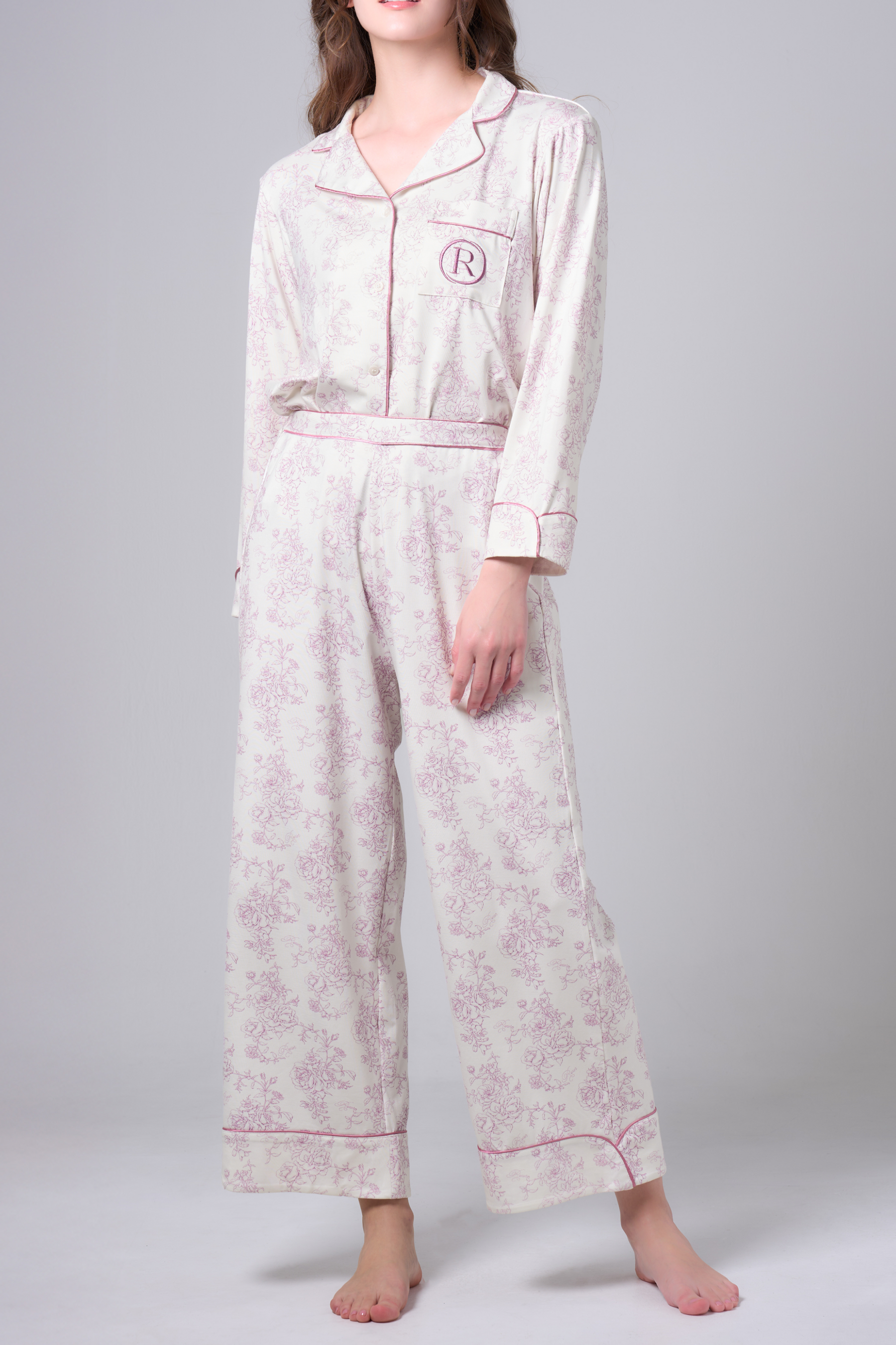 ROSIER Dream Pajama Long Sleeve